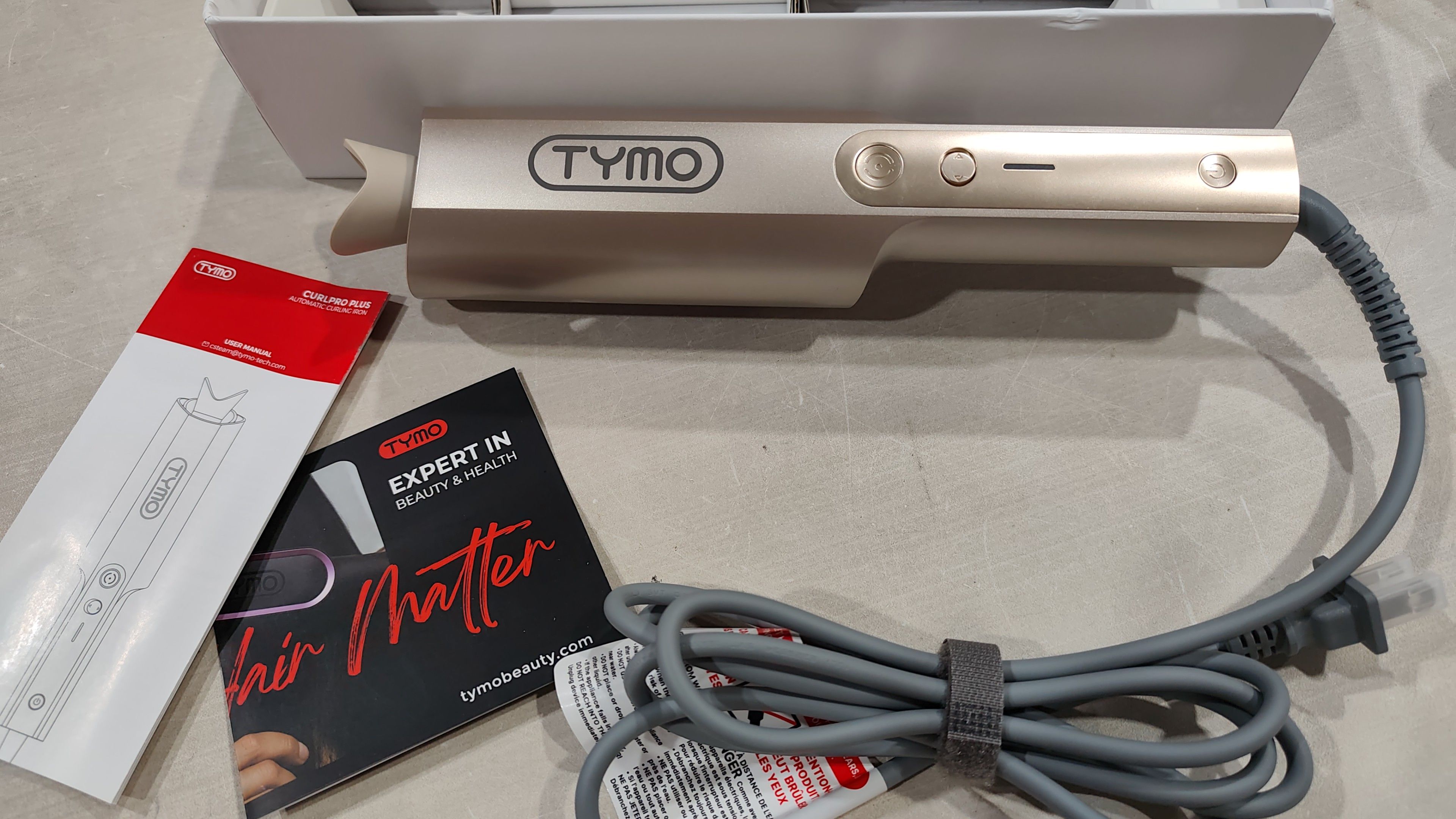 TYMO CurlPro Plus - Rizador de pelo giratorio