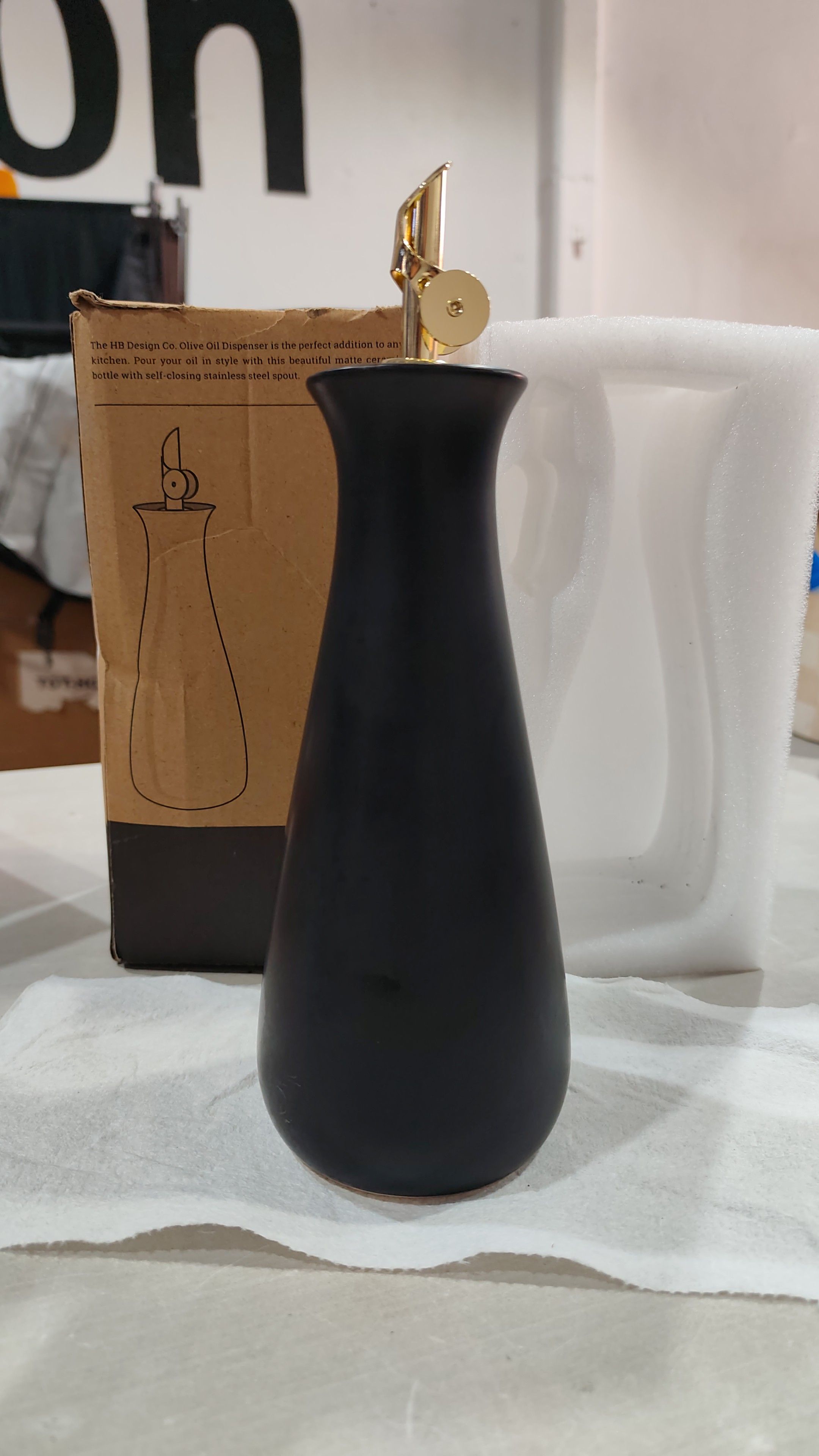 Dispensador de aceite de cerámica 