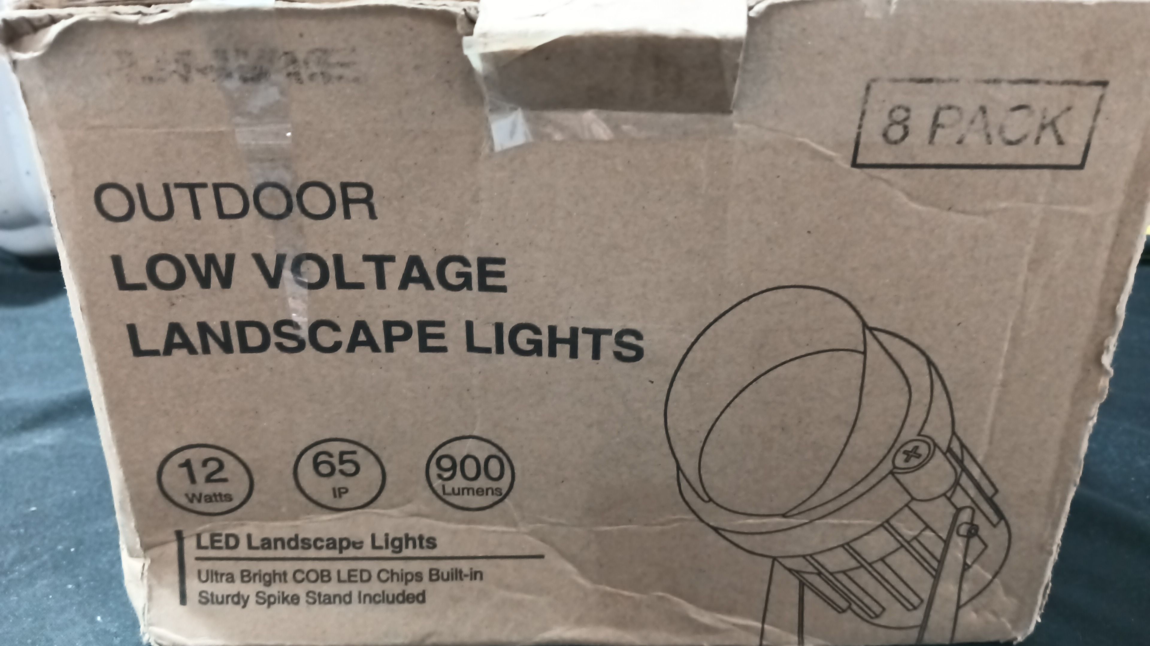Luces LED para exteriores SUNVIE de 12 W