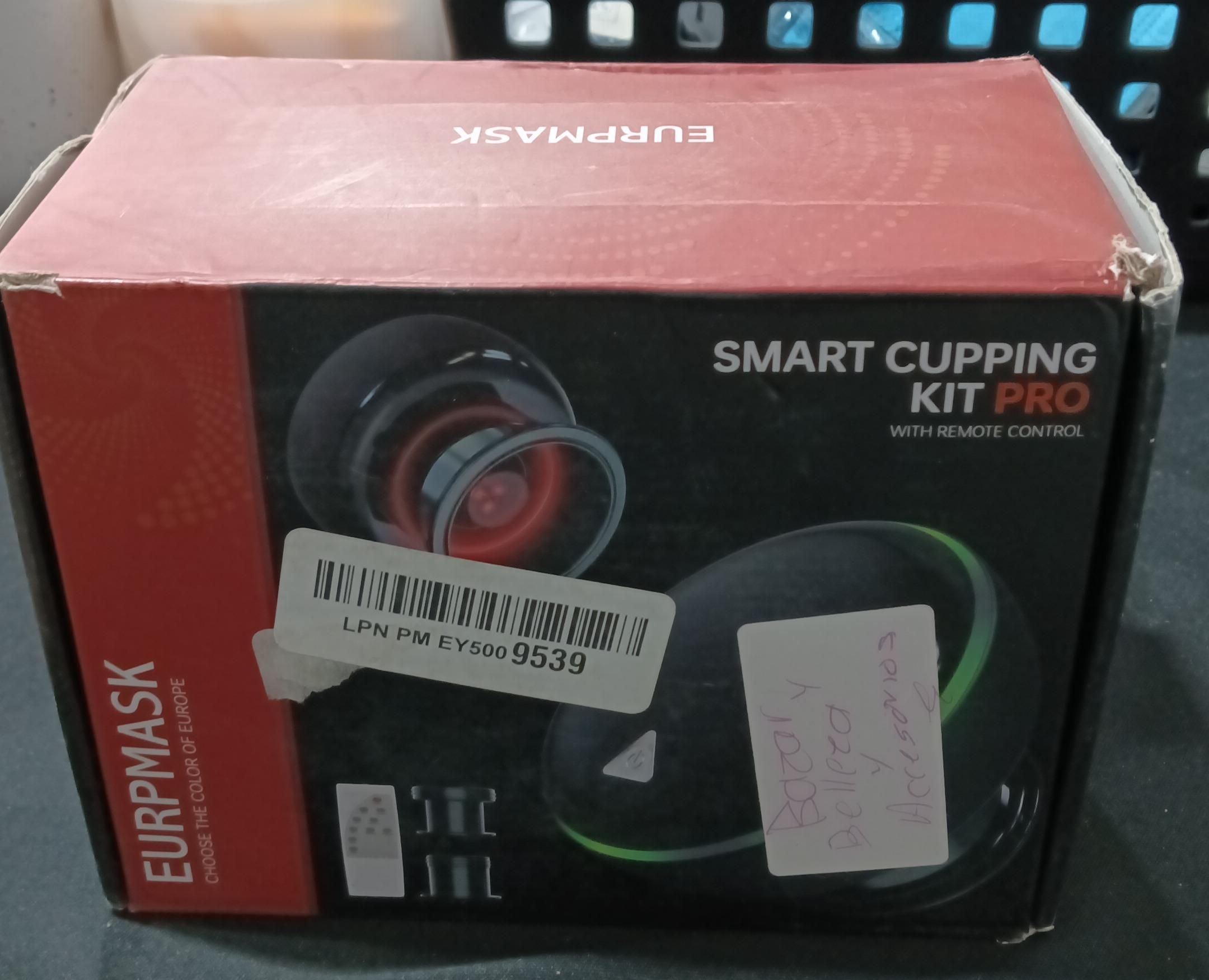 EURPMASK Kit de ventosas eléctrico 5 en 1 con luz roja - 
