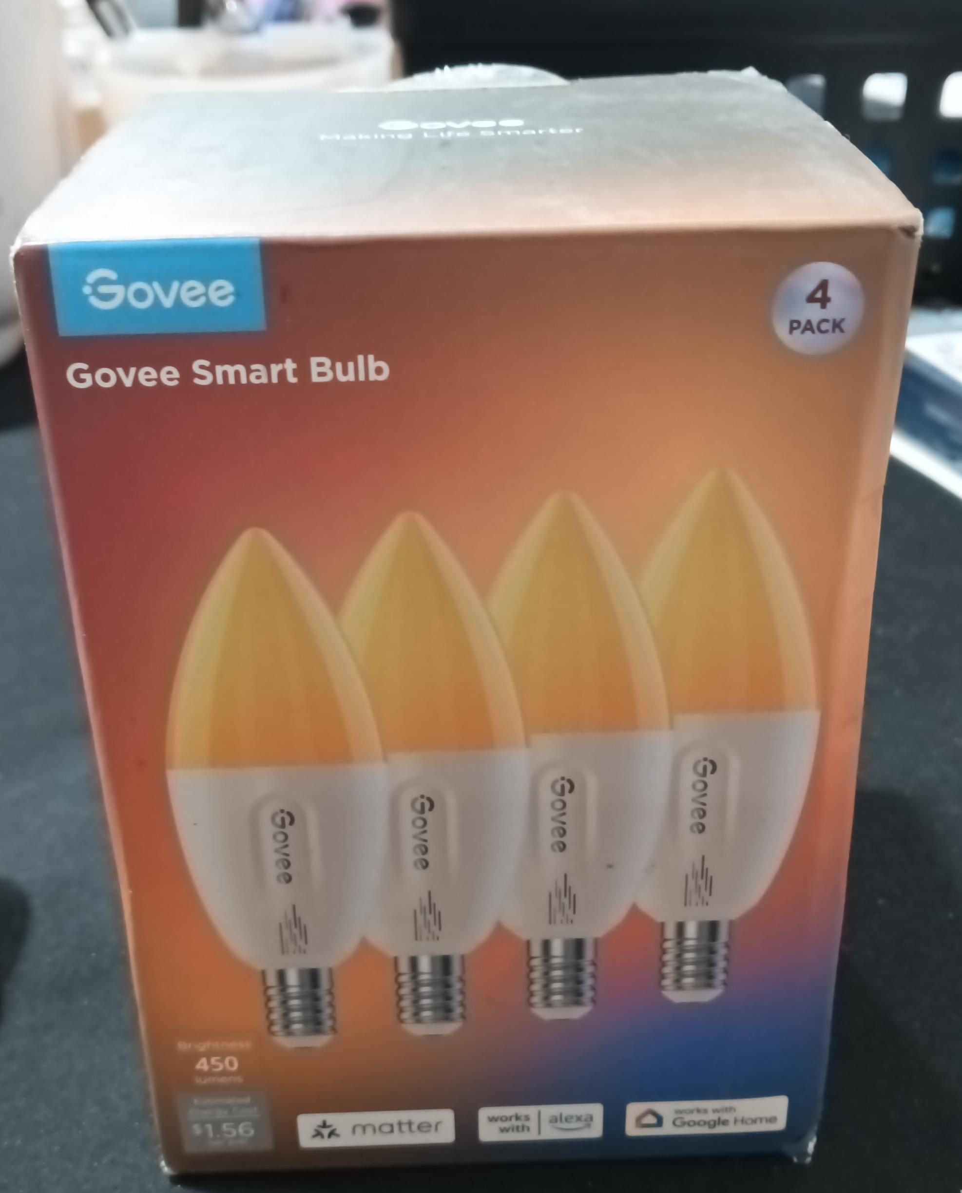 Govee Bombilla LED E12 4 pz