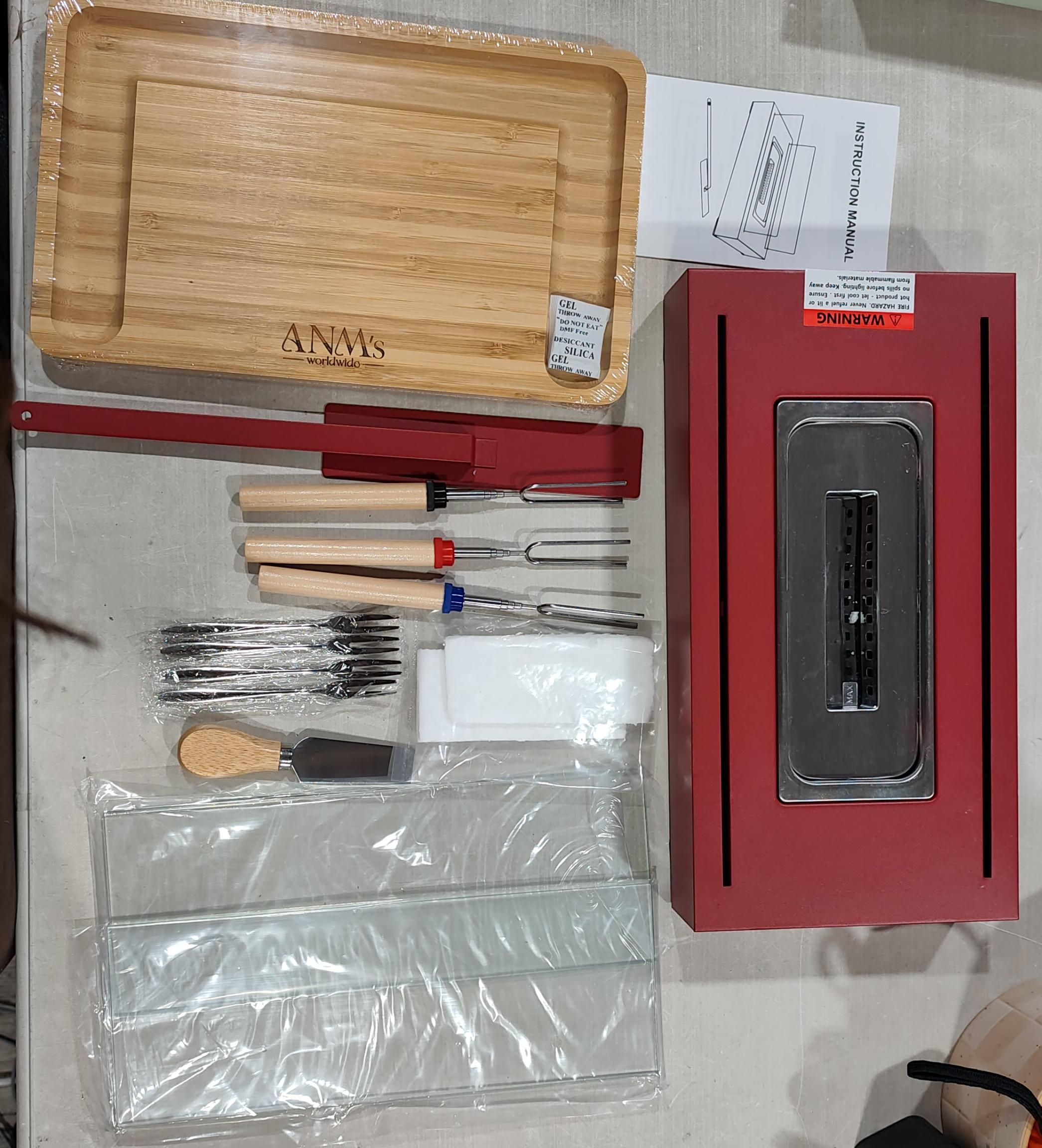 Kit portátil de mesa para fogatas
