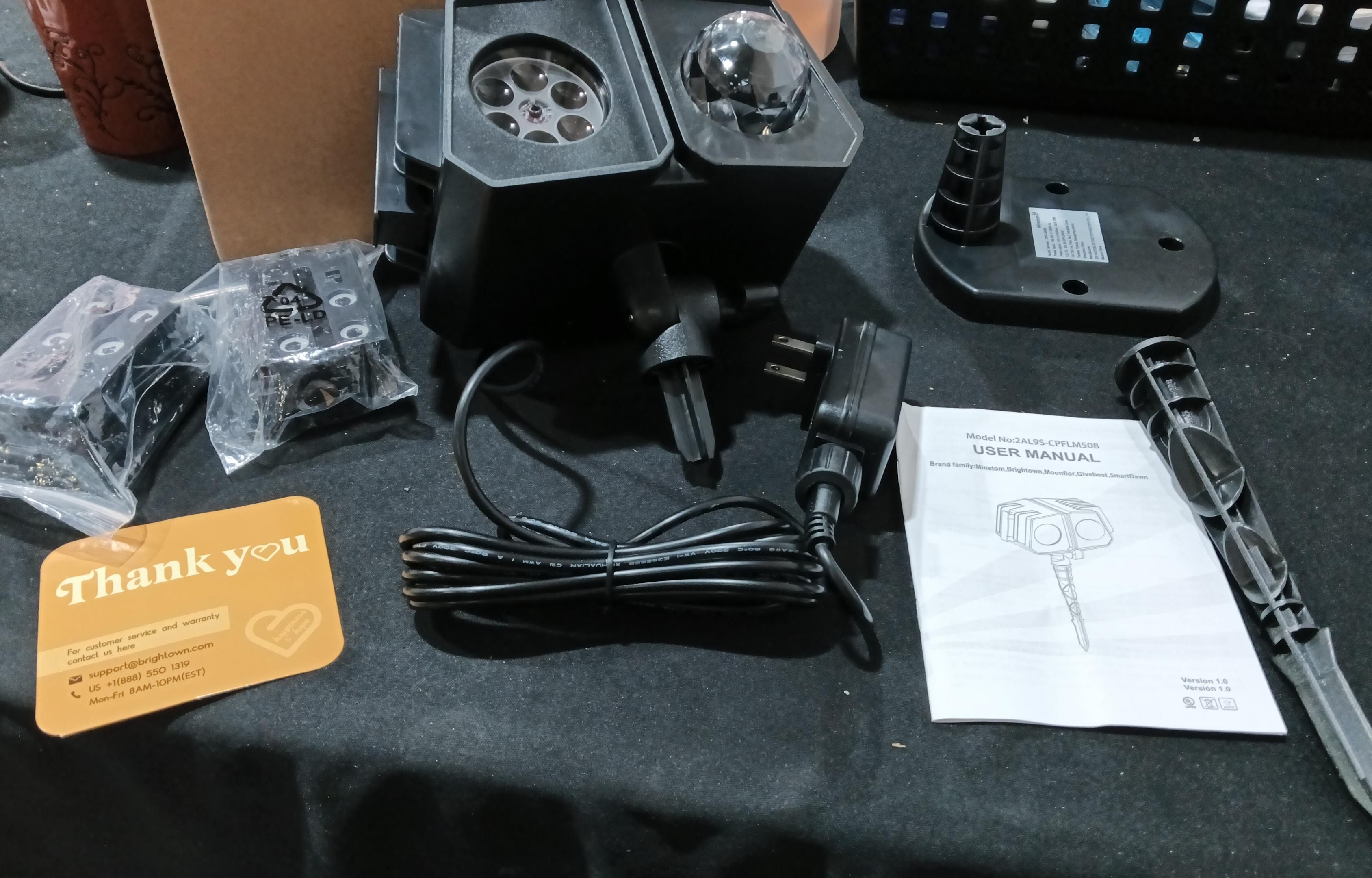 Minetom - Luces de proyector de Navidad 