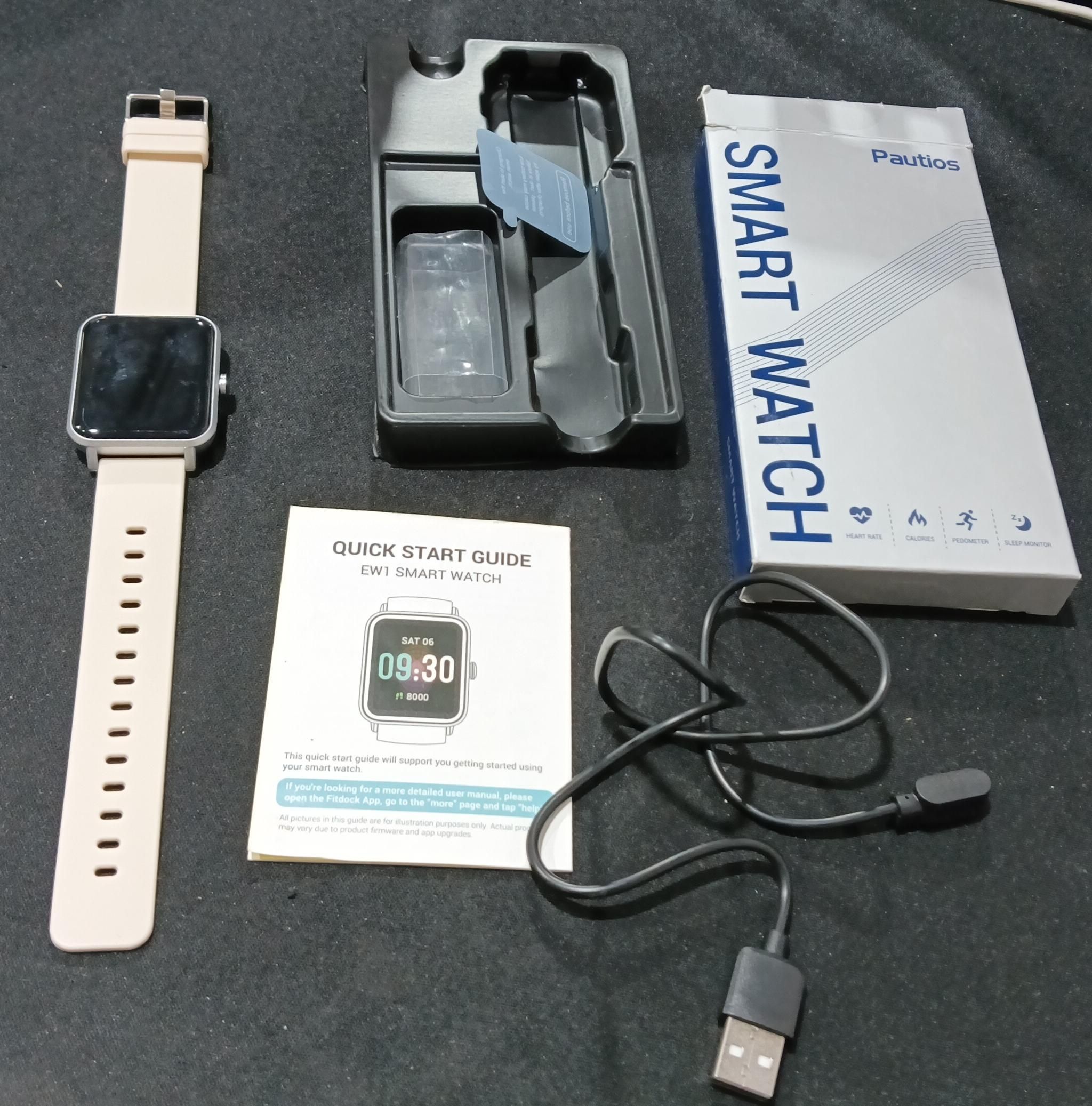 Pautios - Reloj de podómetro para personas mayores