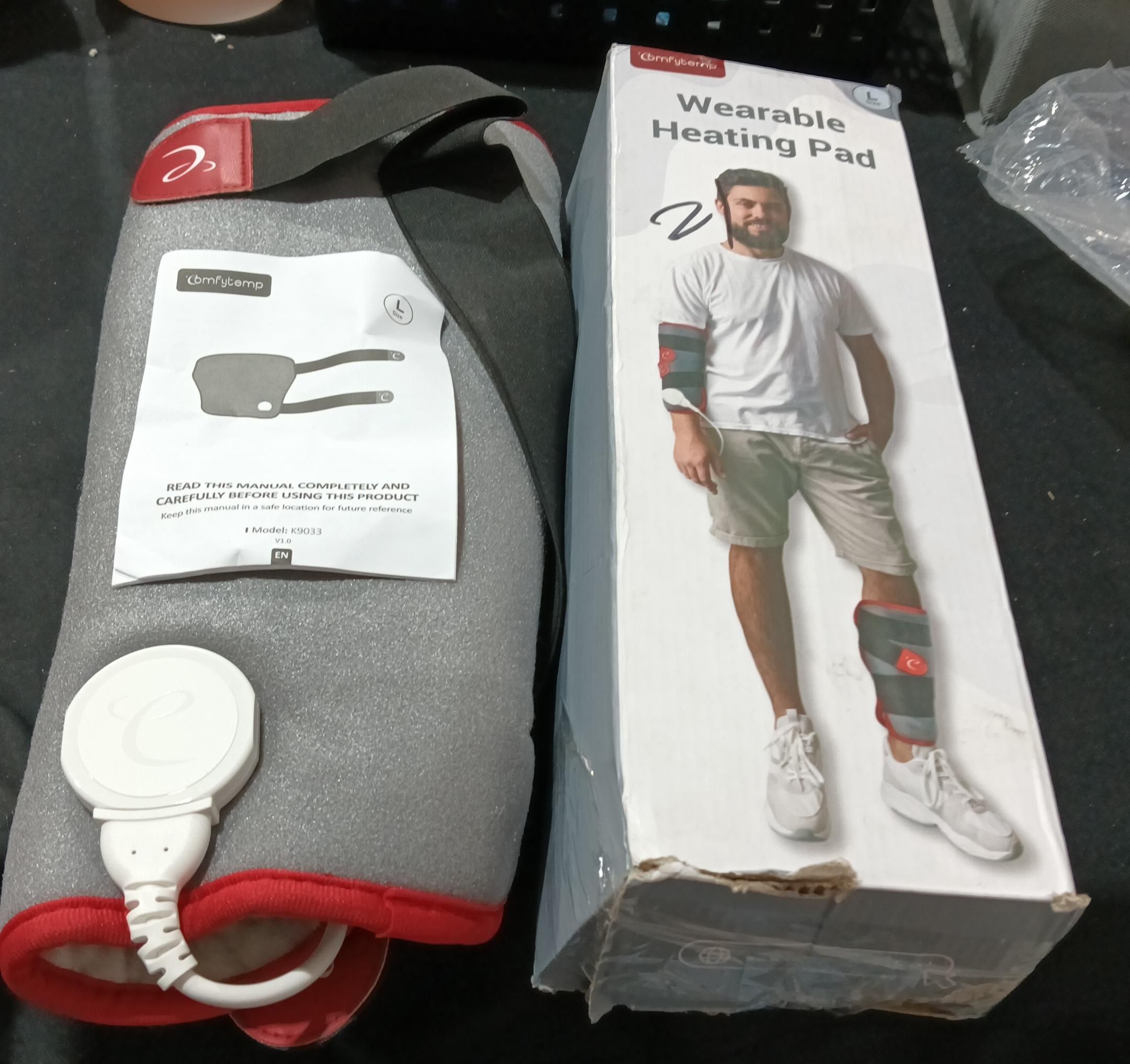 Comfytemp - Almohadilla térmica para piernas para aliviar el dolor