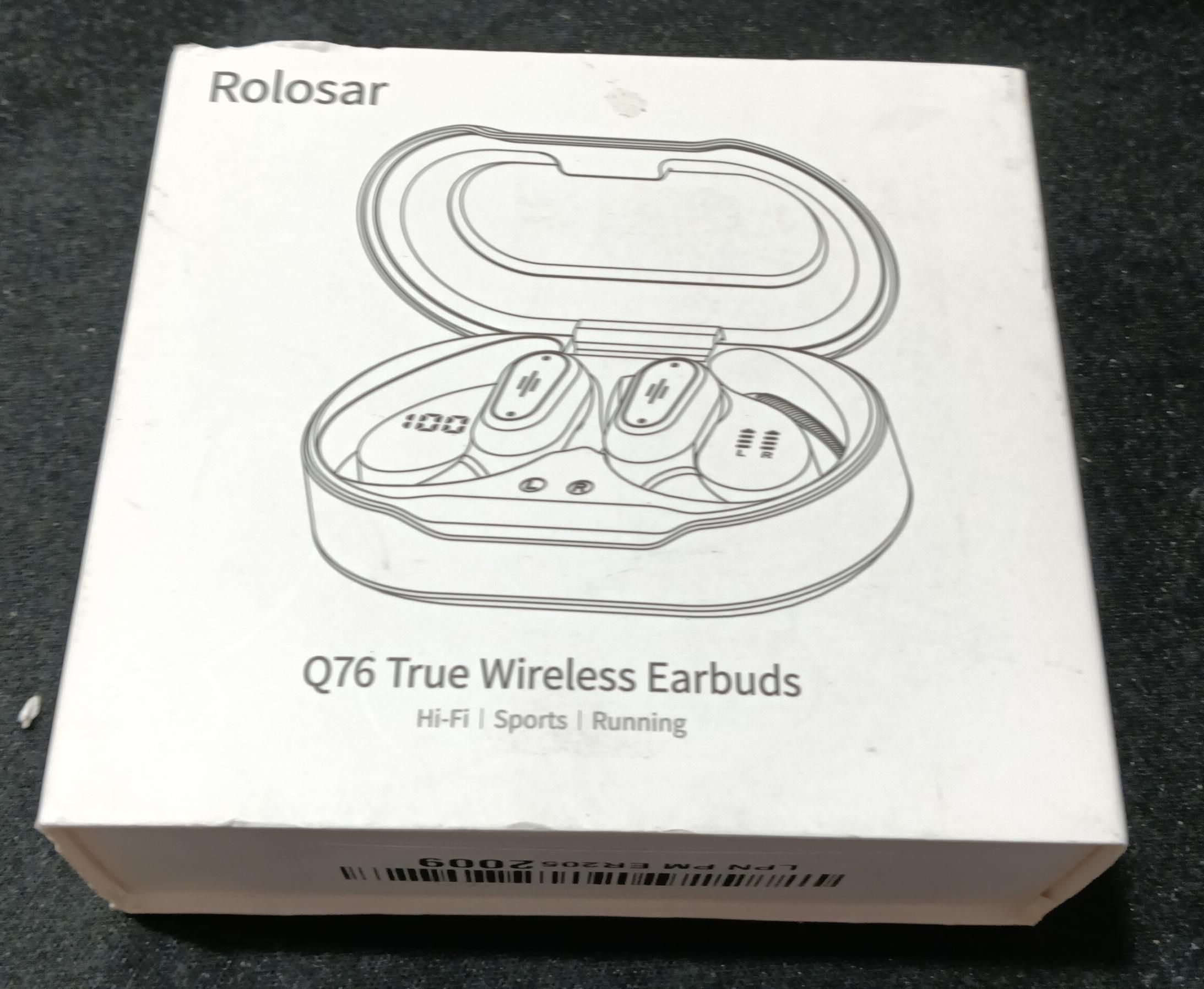 Rolosar - Auriculares Bluetooth inalámbricos deportivos