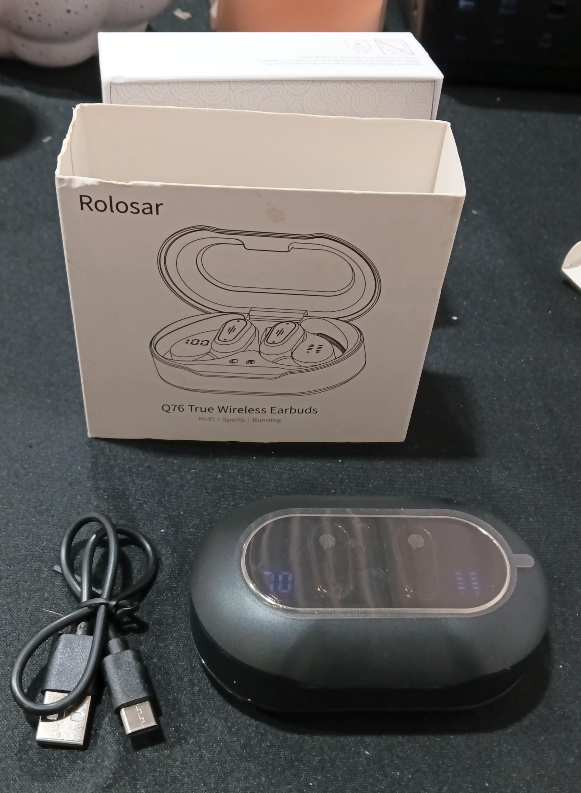 Rolosar - Auriculares Bluetooth inalámbricos deportivos