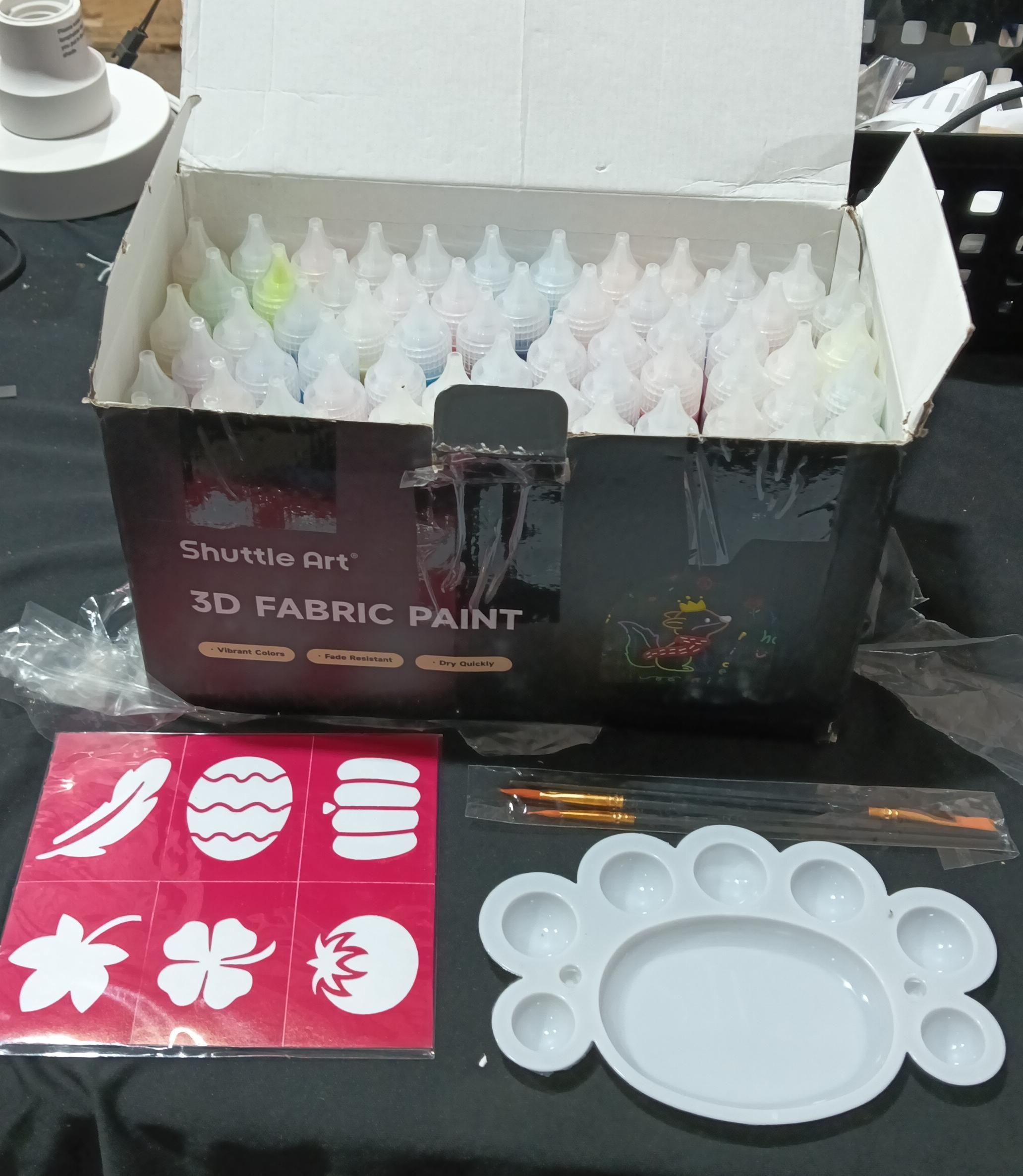 Shuttle Art: Pintura de tela de 66 colores