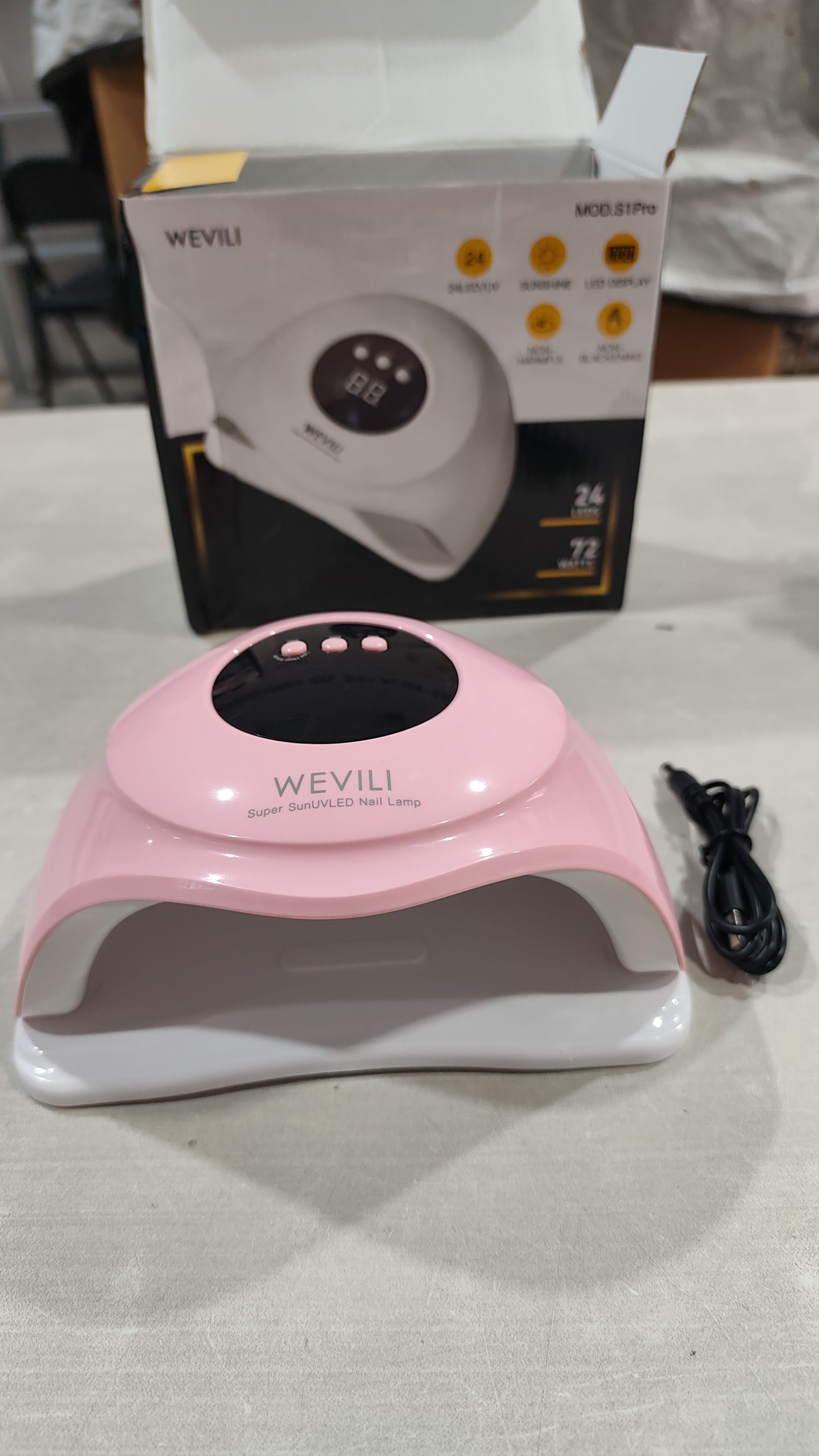 WEVILI Lámpara Uv Led Para Uñas 