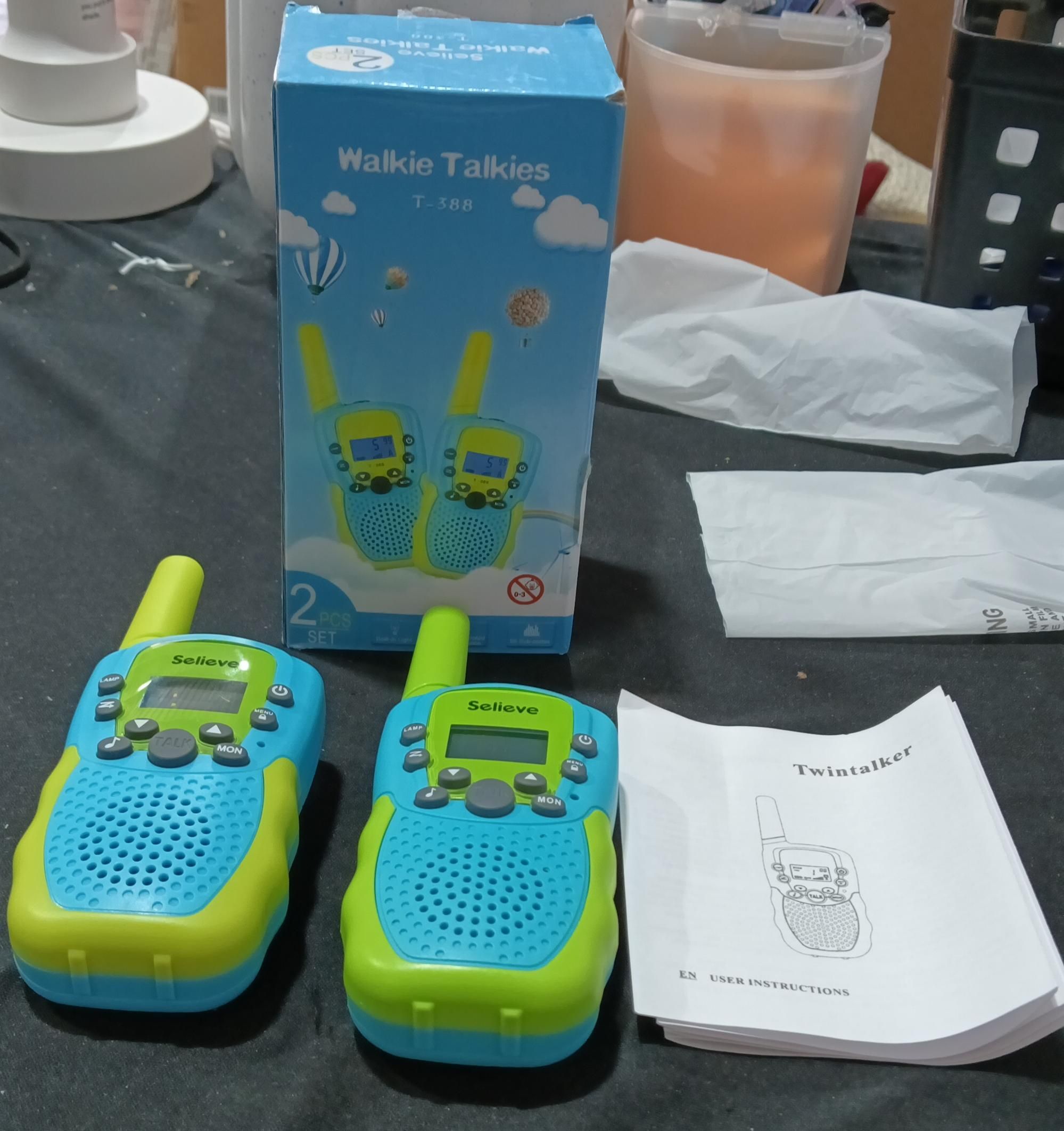 Walkie Talkies para niños de 22 Canales 