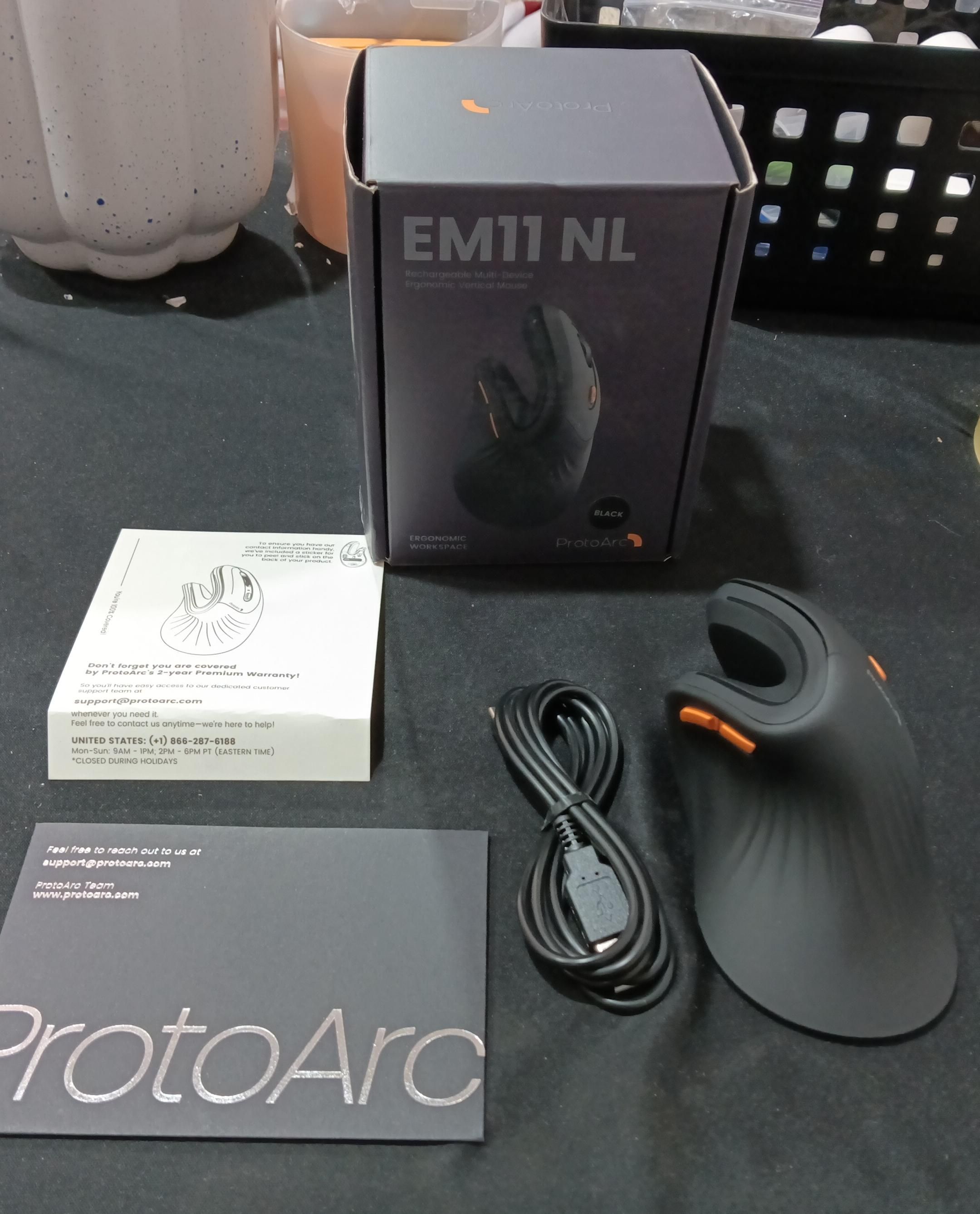 ProtoArc - mouse ergonómico EM11 NL 