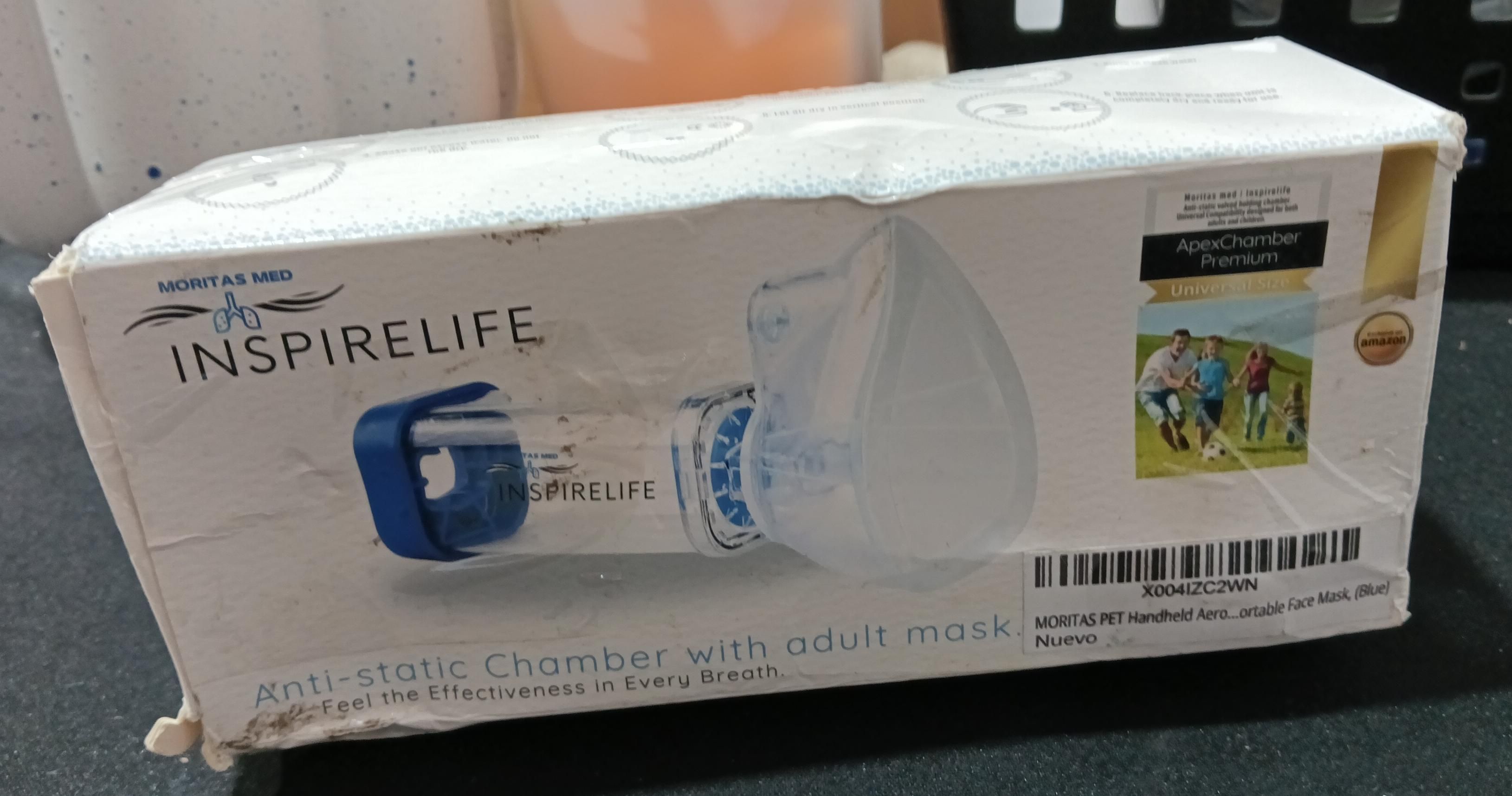 Espaciador Aerochamber portátil para inhalador