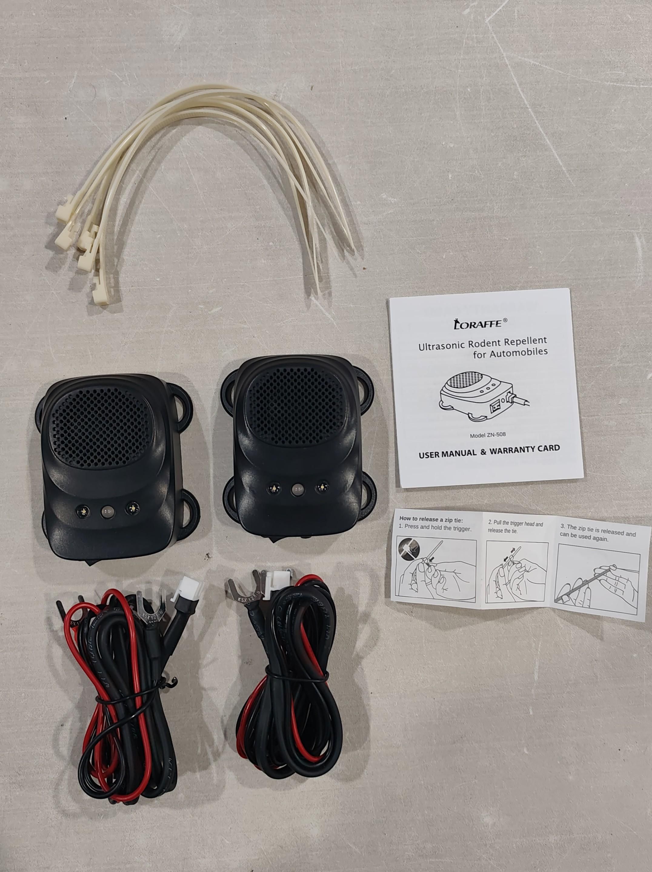 Loraffe - Repelente de ratas para coches