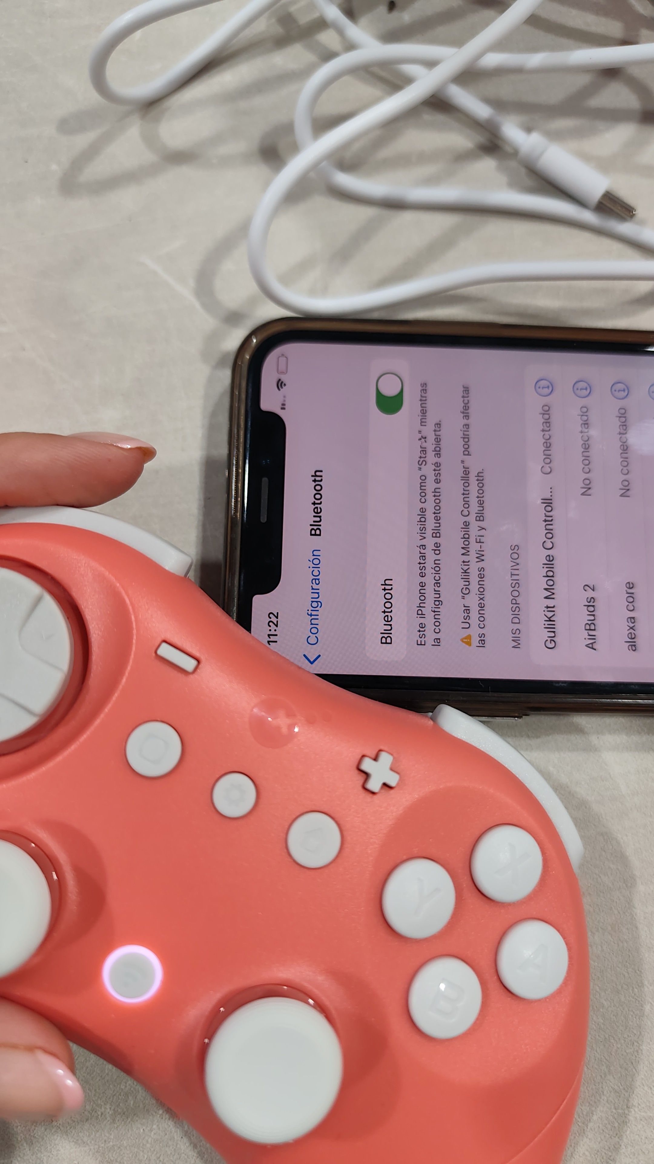 GuliKit Mando de juegos Bluetooth