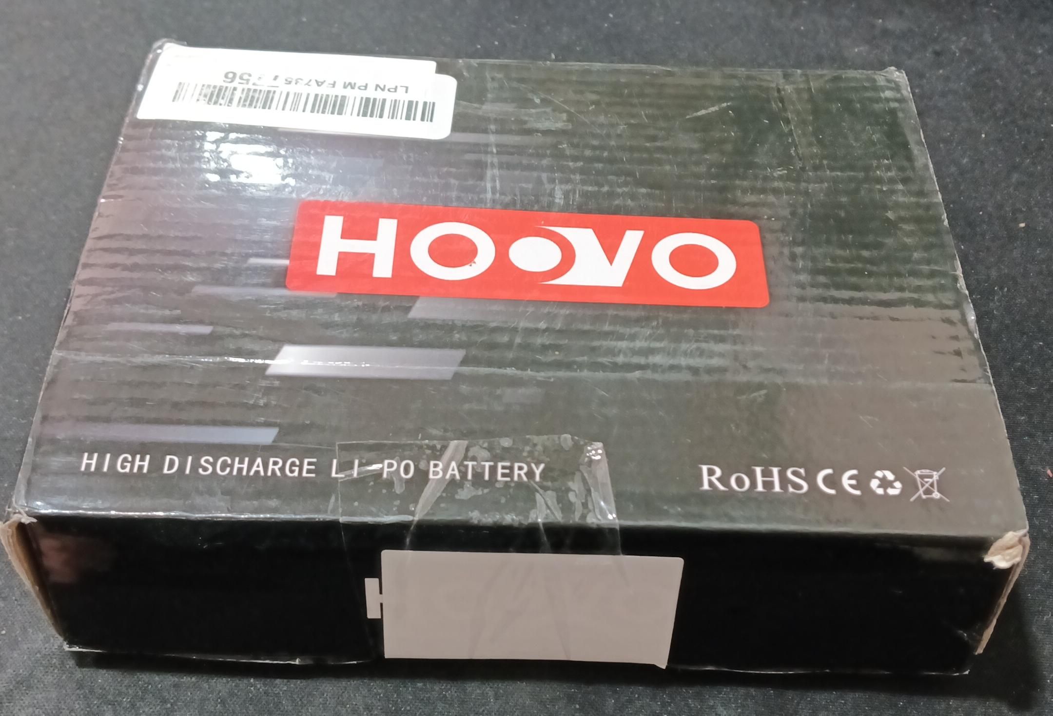 HOOVO Batería Lipo 2S de 7.4 V 7200 mAh 100 C RC