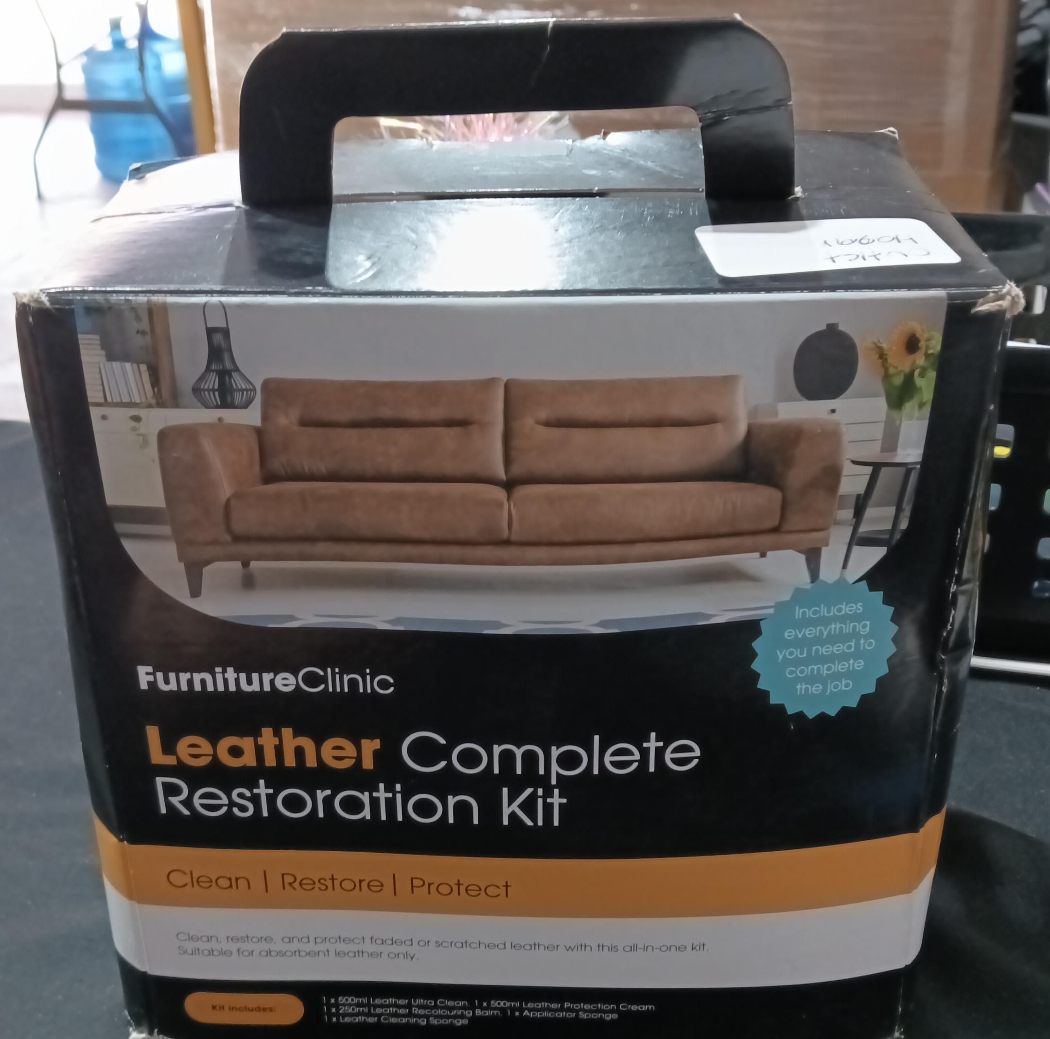 Furniture Clinic - Kit completo de restauración de cuero