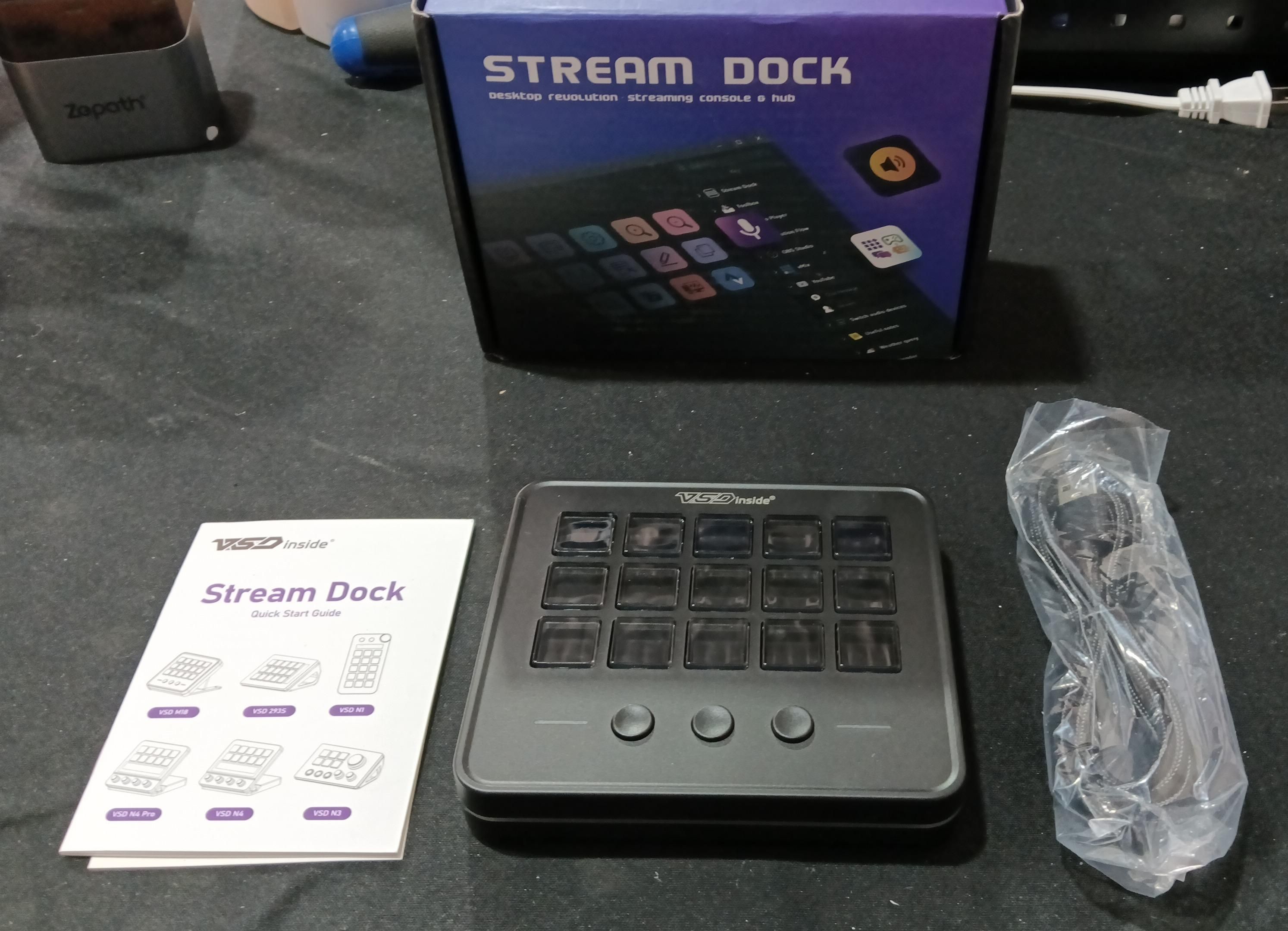Teclado con macros, controlador de transmisión, teclado para juegos y streaming.