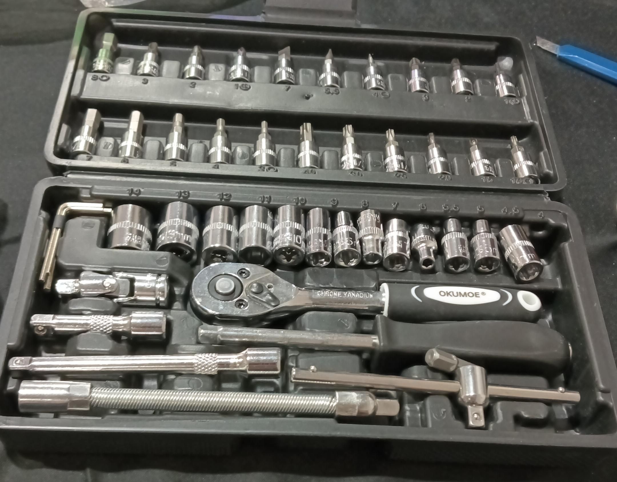 Caja de herramientas, 46 Uds