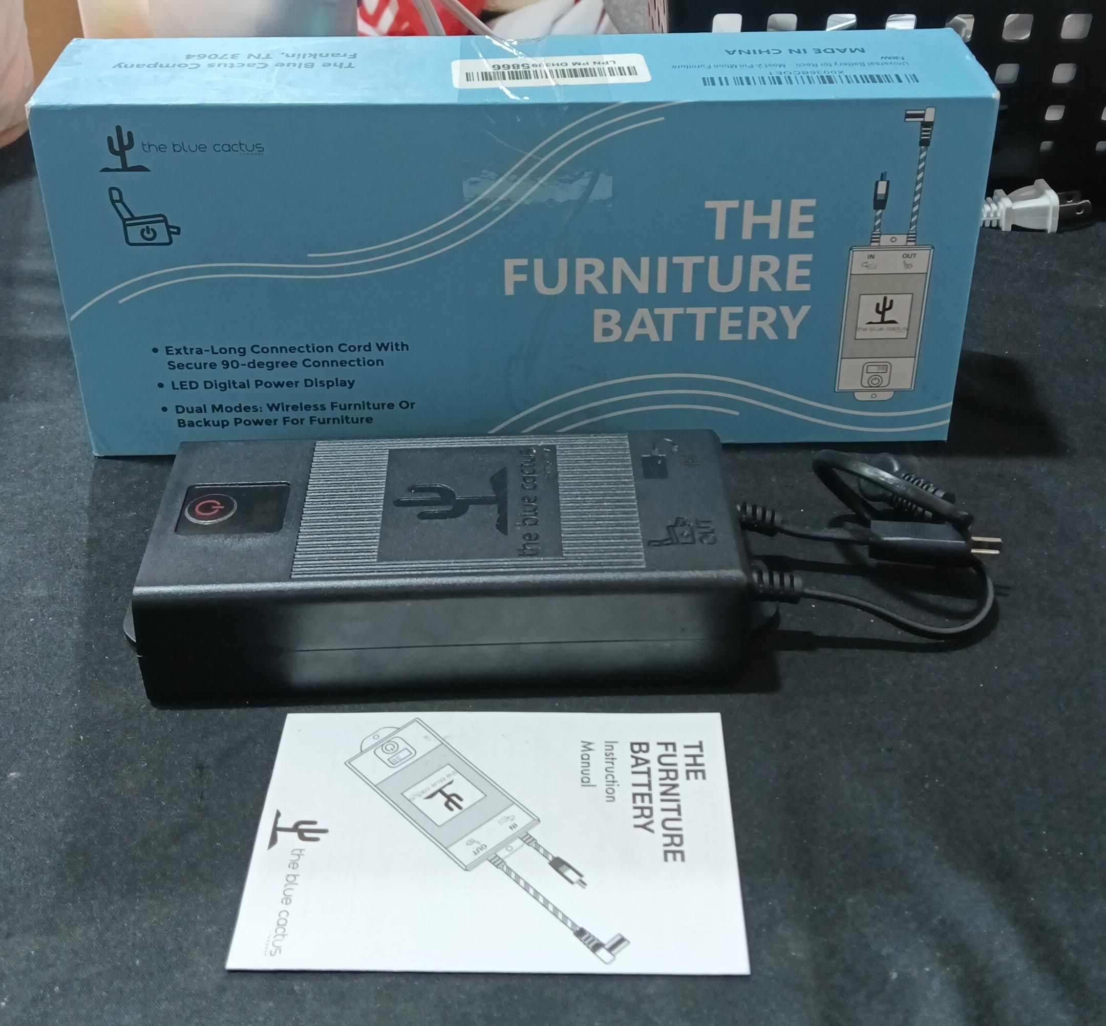 Fuente de alimentación reclinable para muebles