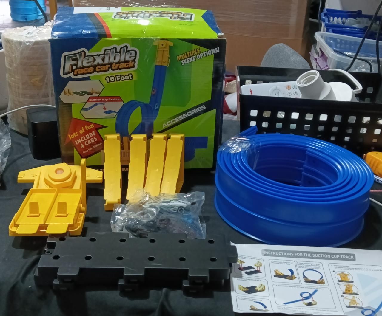 Pista de Carreras Flexible de 16 Pies 