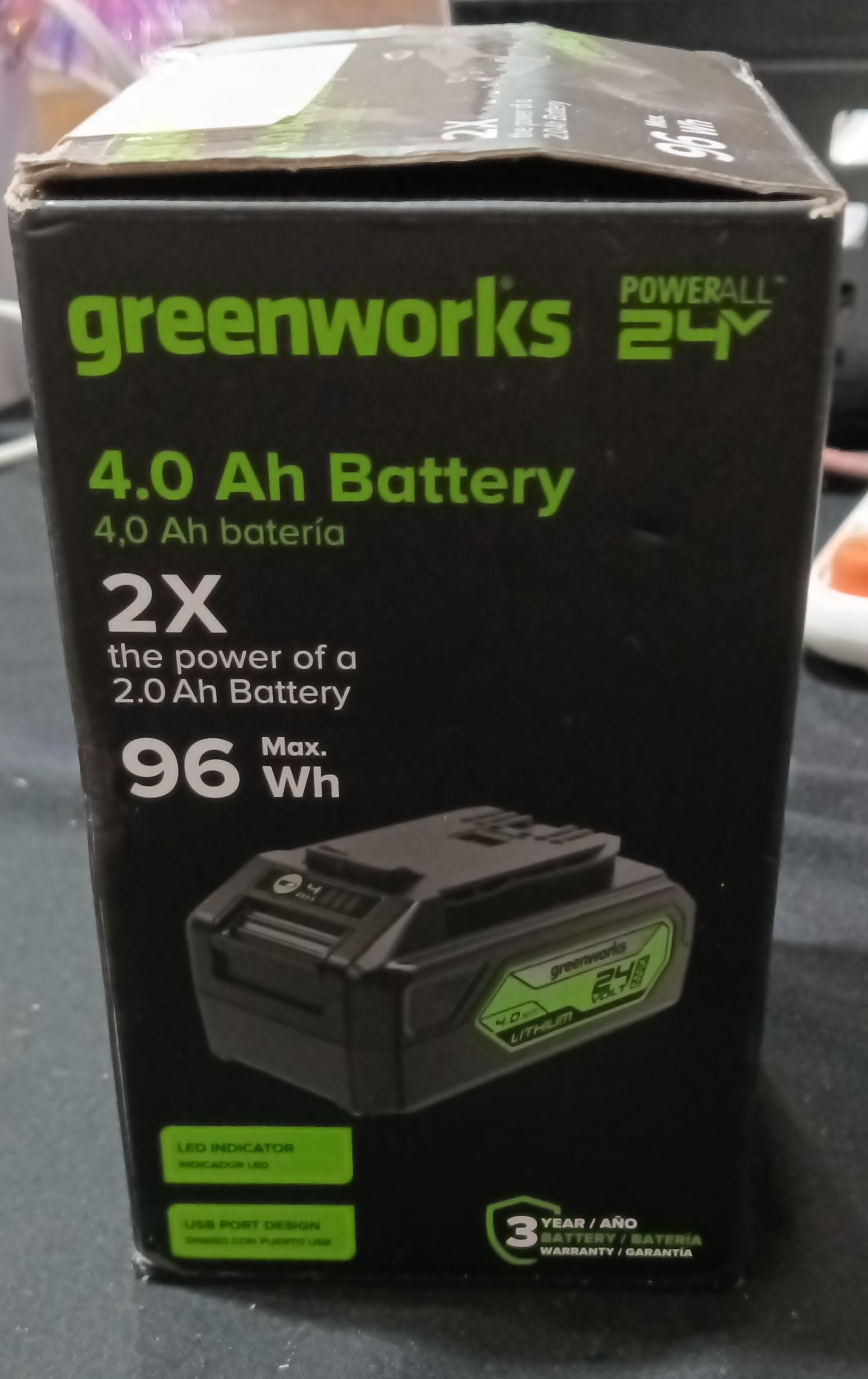 Greenworks Batería de Iones de Litio