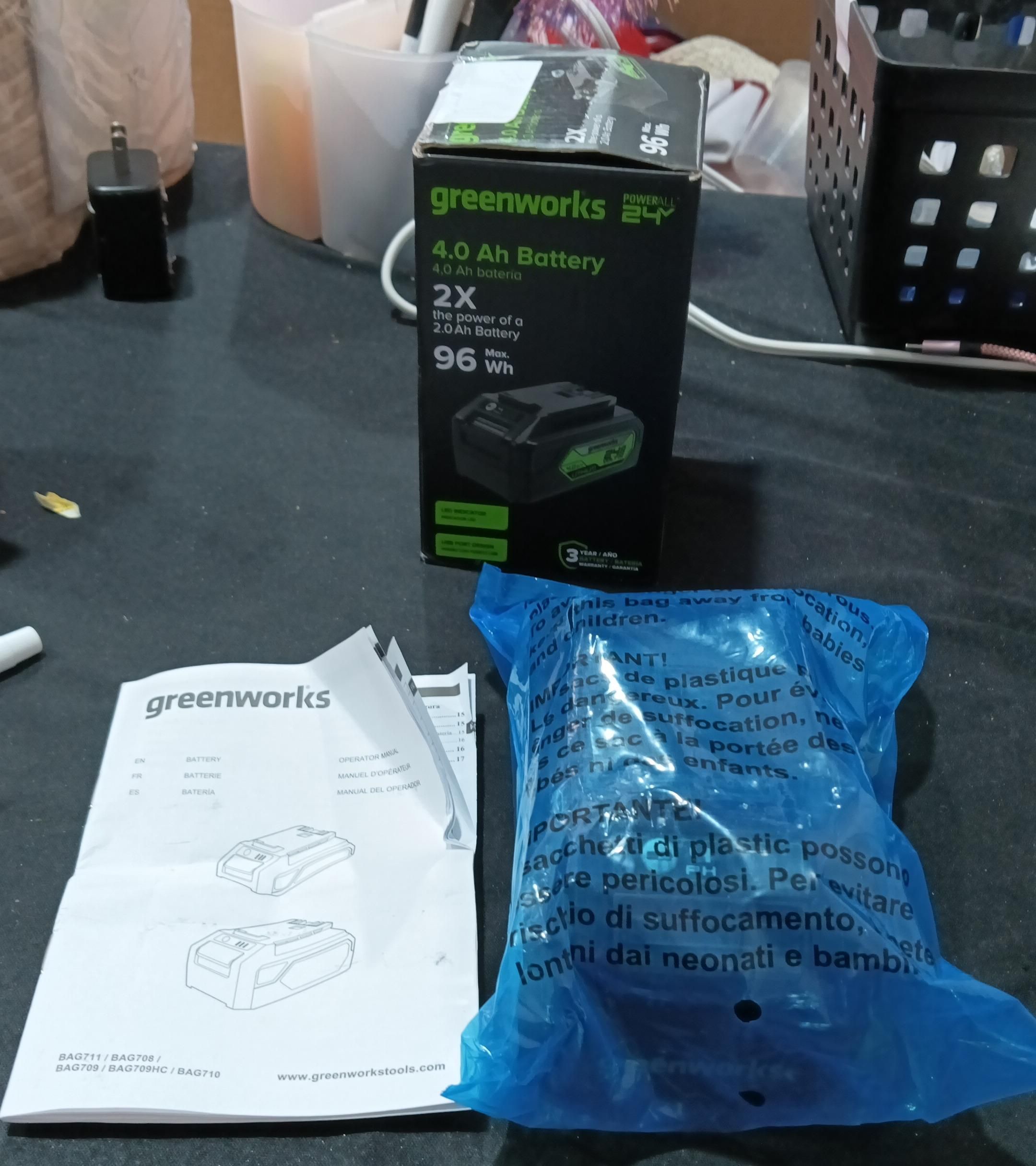 Greenworks Batería de Iones de Litio
