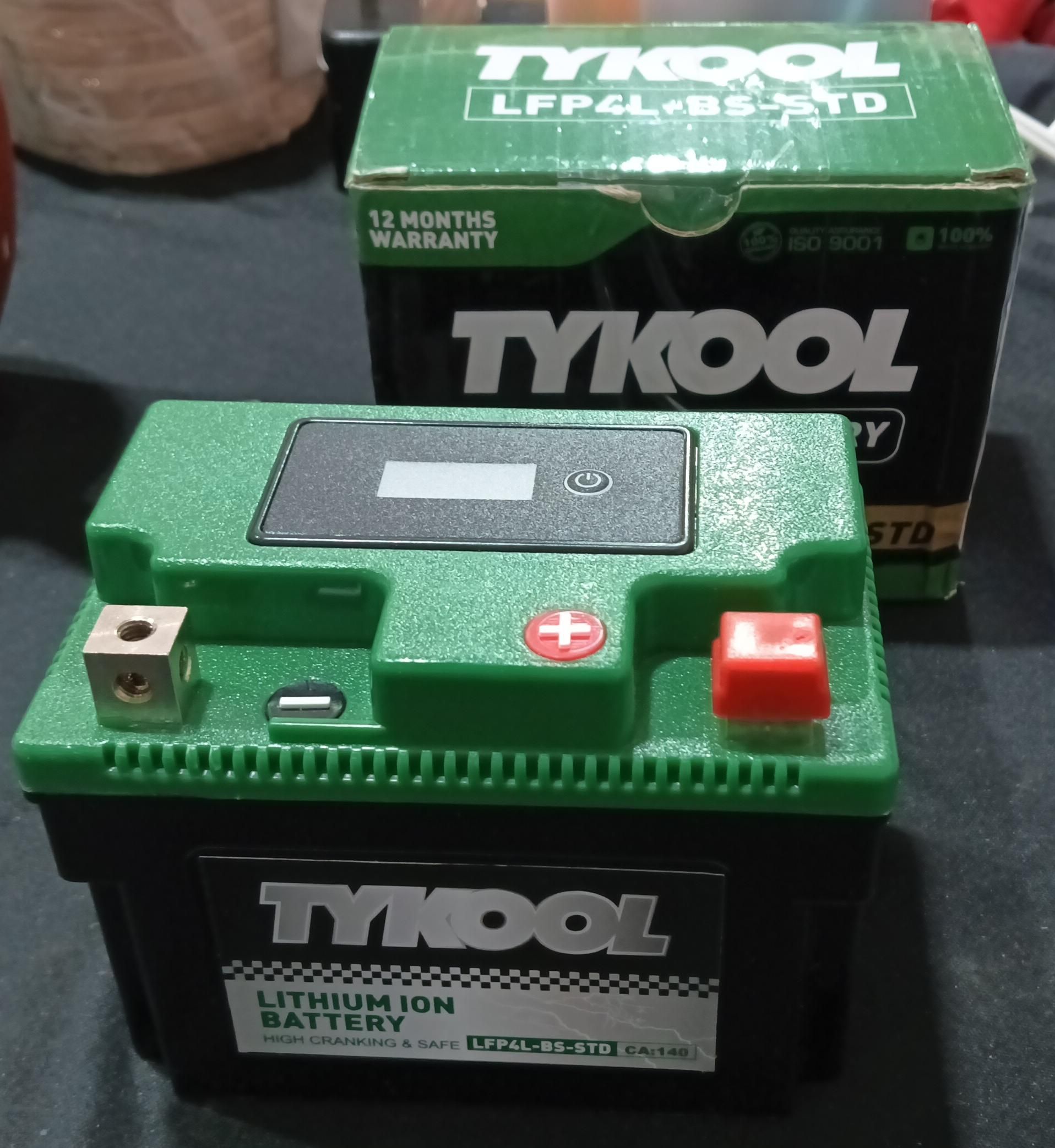 TYKOOL YTX4L-BS YTZ5S batería de litio LiFePO4 