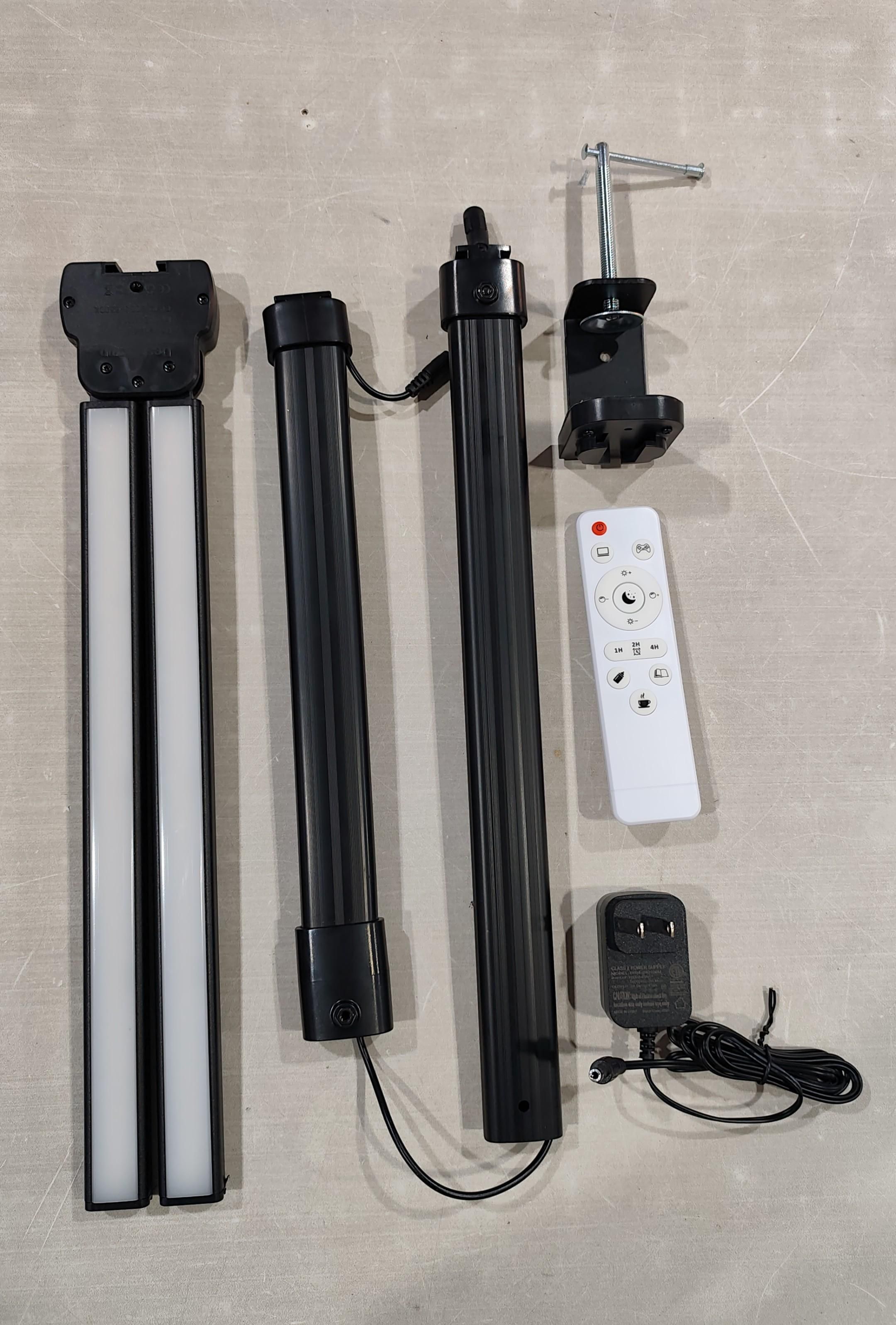 Lámpara de computadora LED de doble cabeza