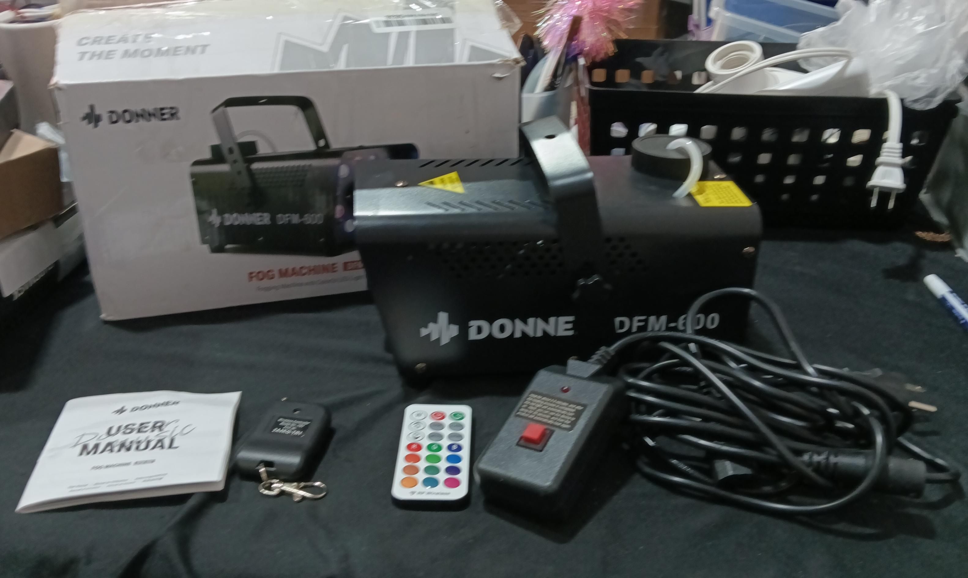 Donner - Máquina de niebla de 600 W, 3000 CFM