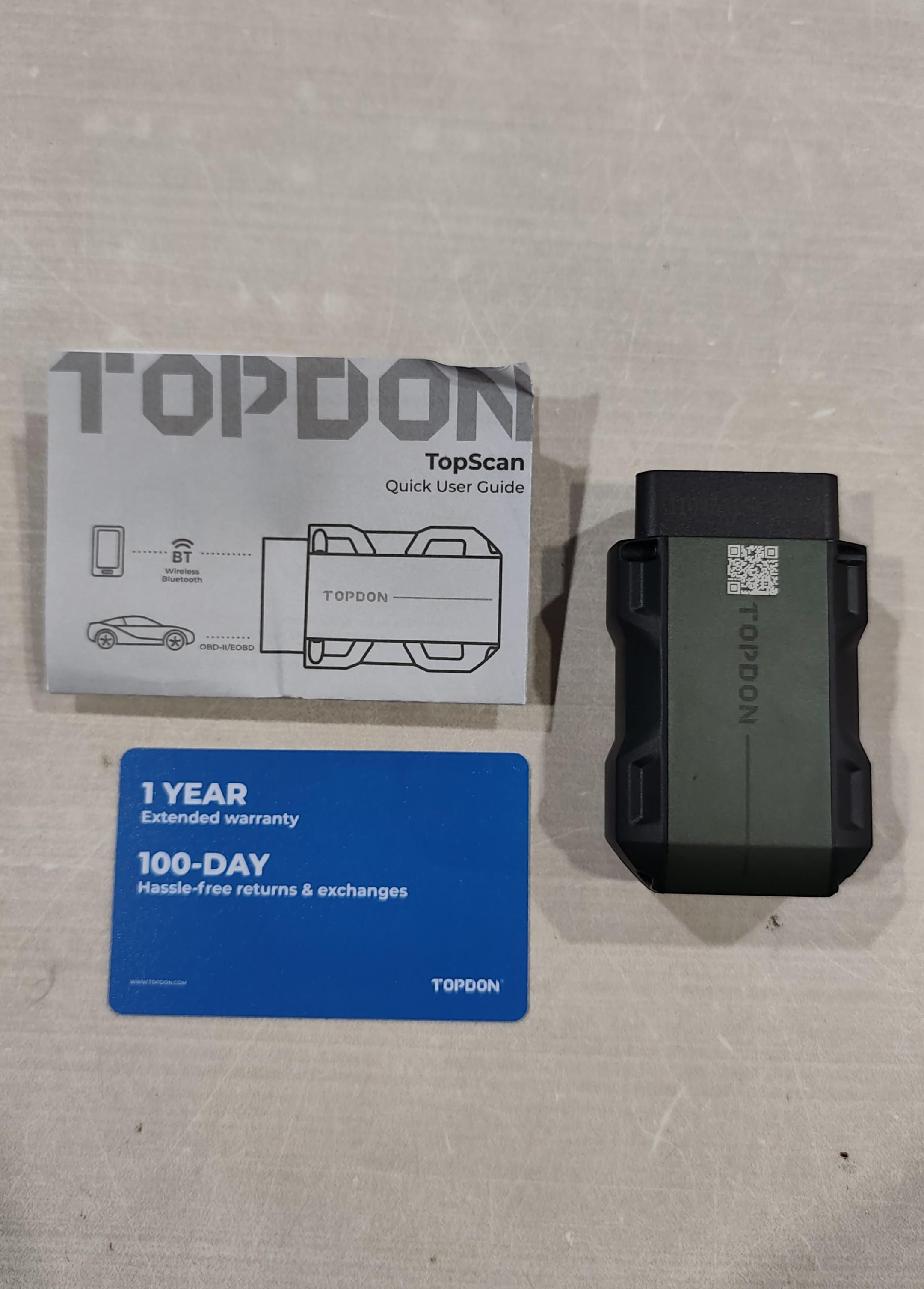 TOPDON TopScan Lite OBD2 escáner Bluetooth
