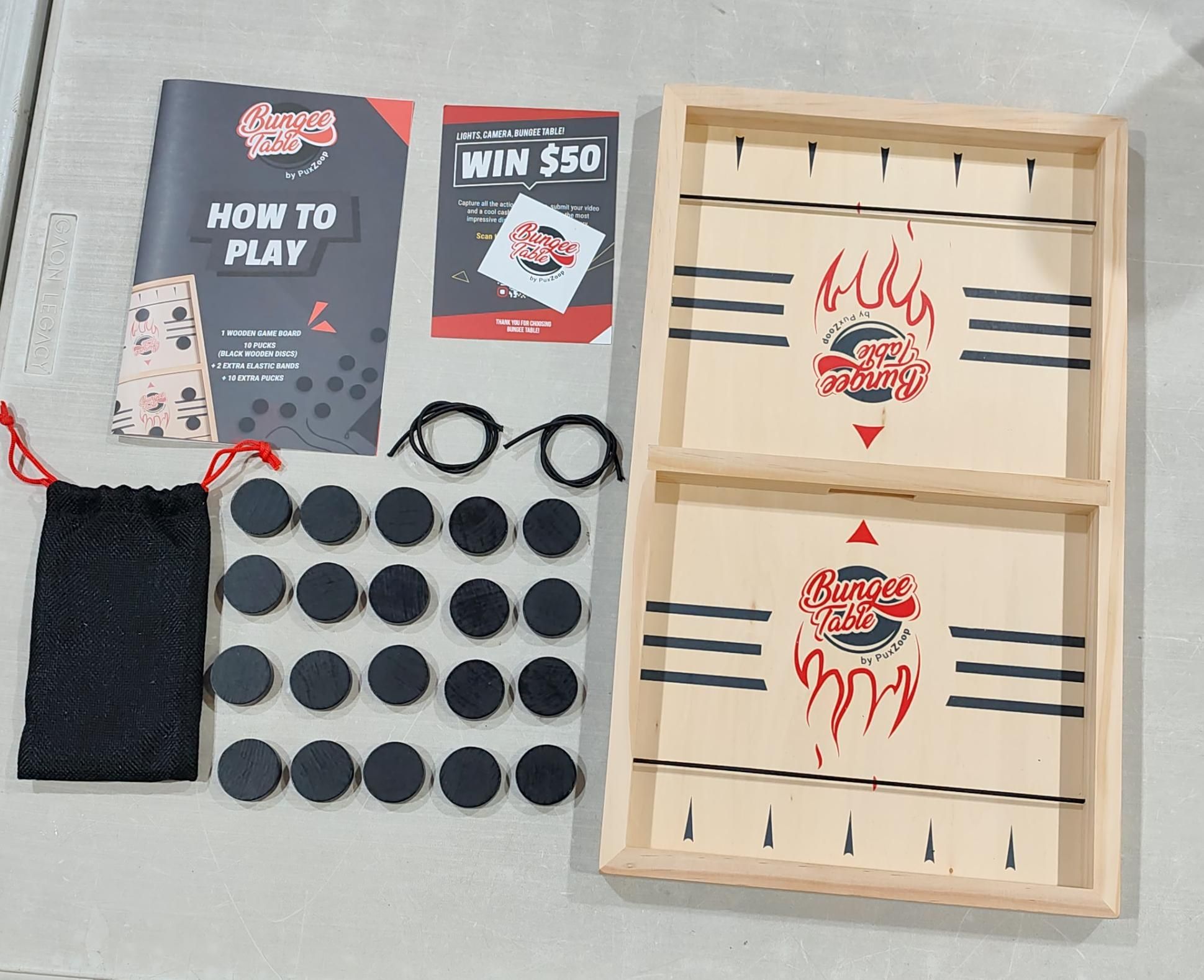 Juego de mesa elástica