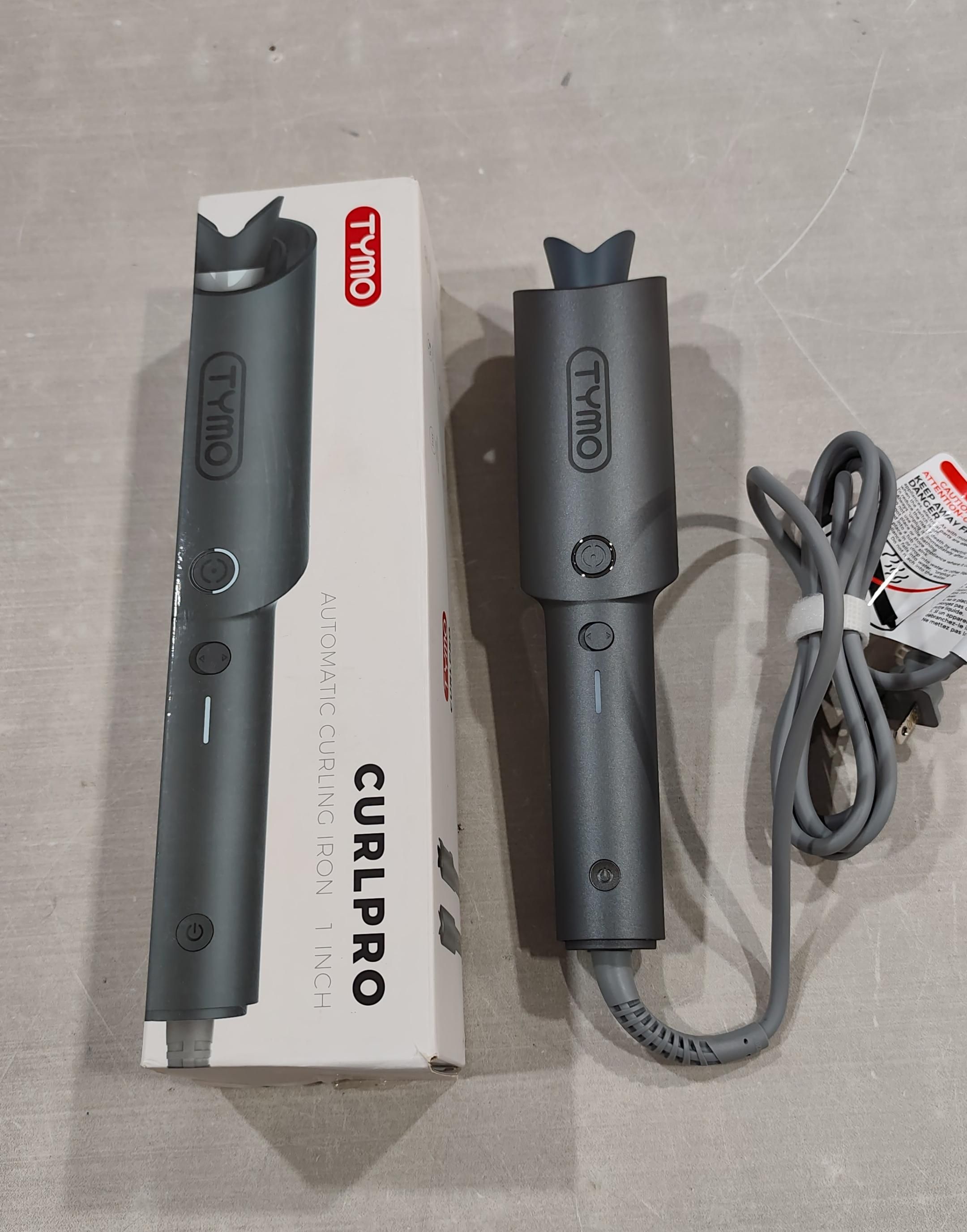 TYMO CURLPRO - Rizador giratorio automático gris