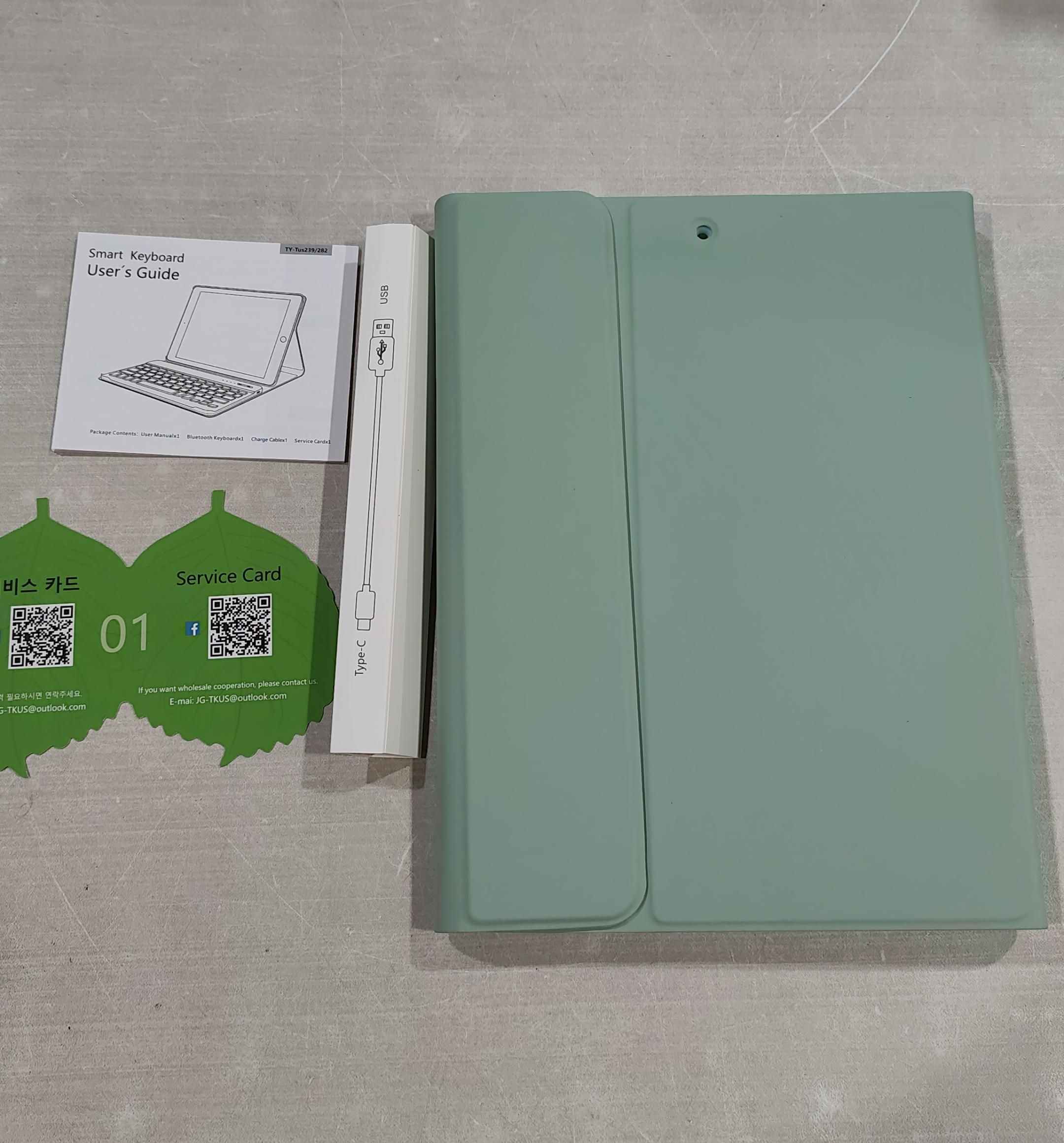 Funda para teclado para iPad de 10.2 pulgadas