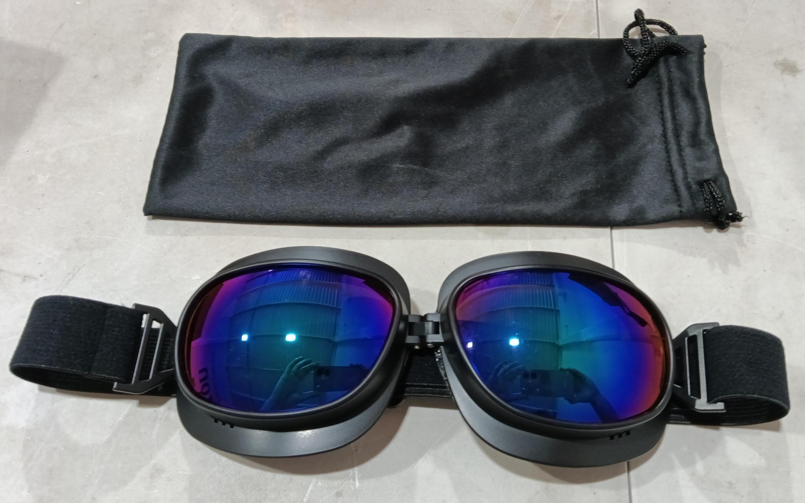Motorcycle Goggles Vintage Pilot