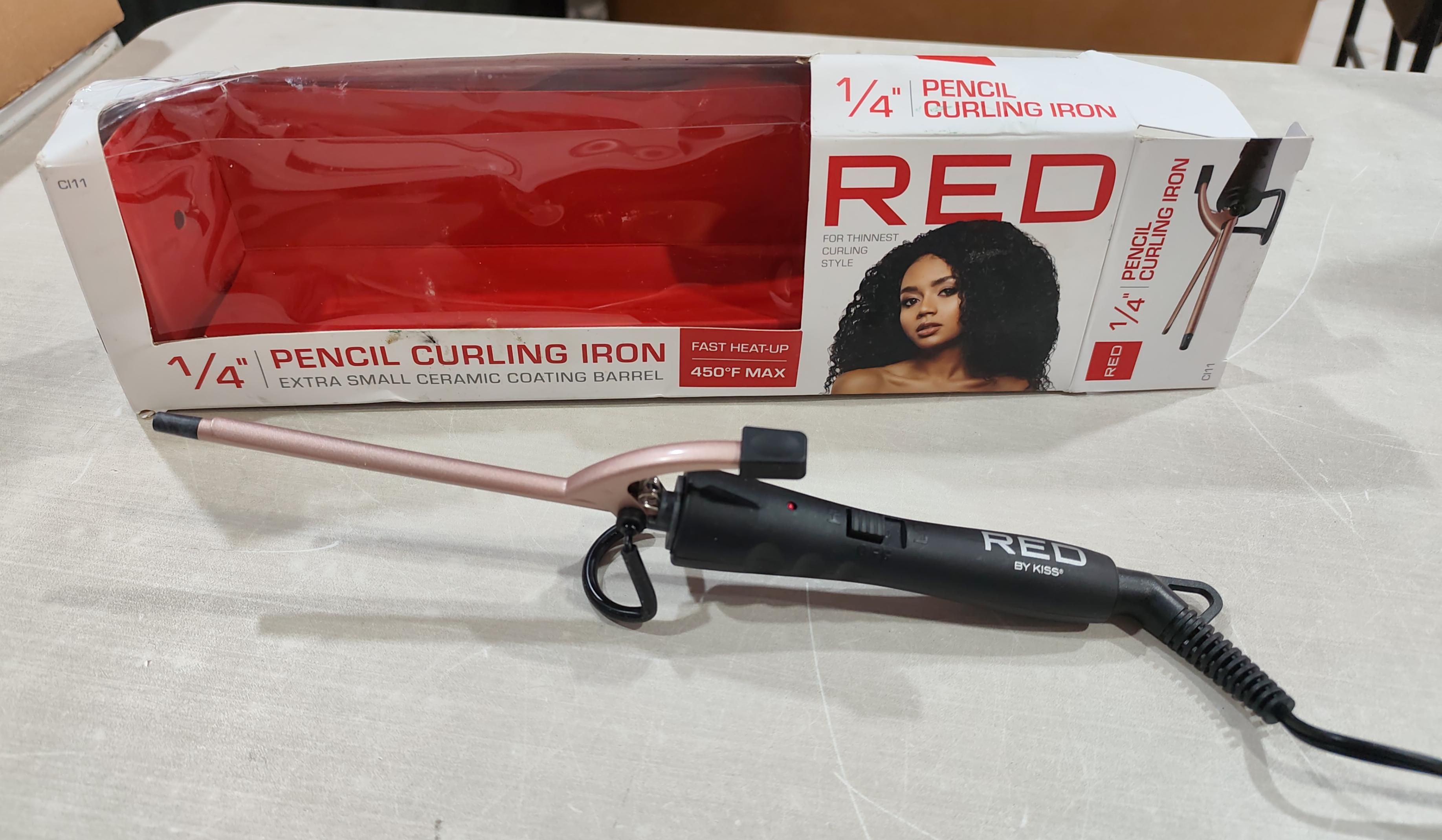 Lápiz Rizador Rojo De Kiss