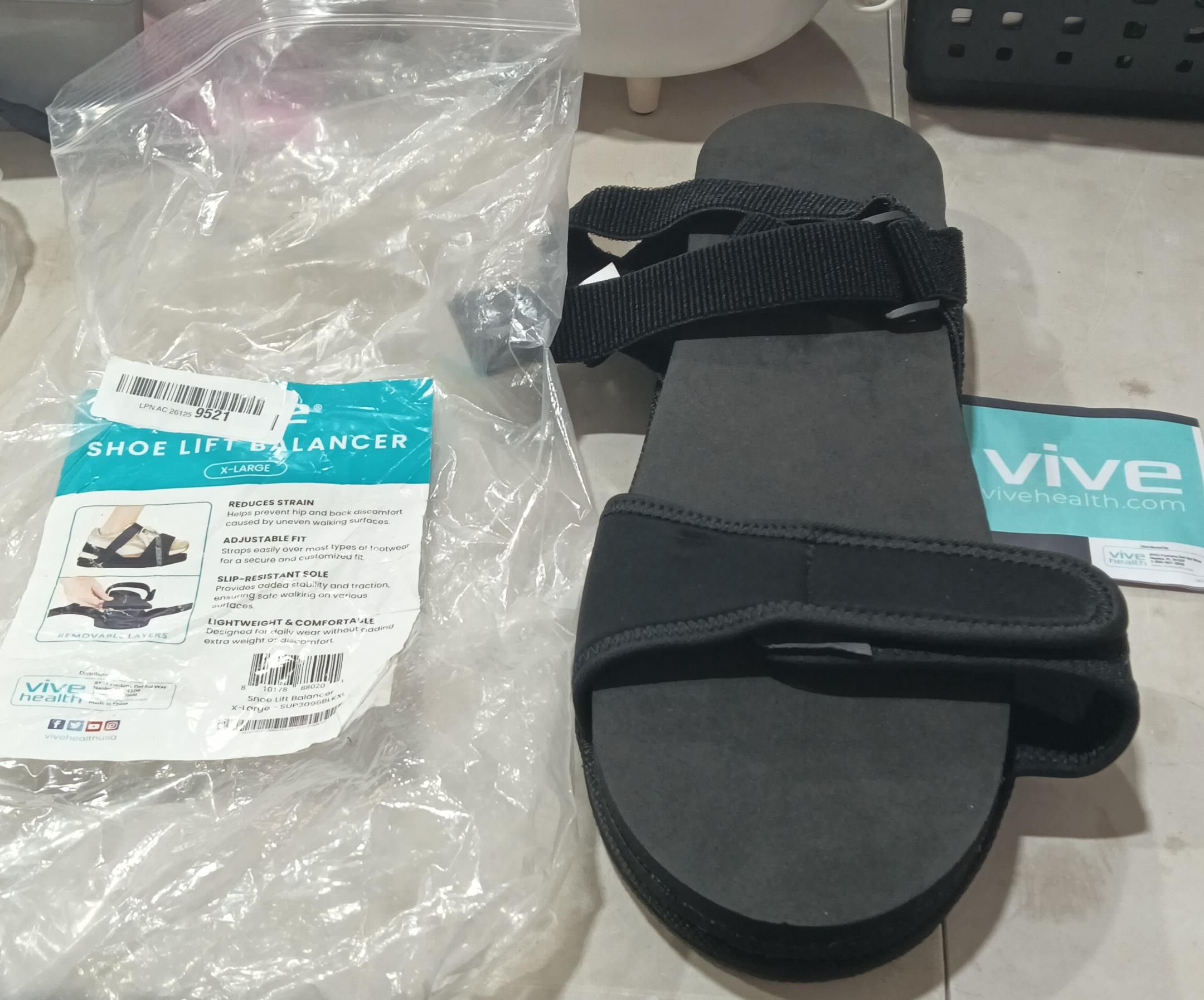 Nivelador de Calzado Vive Shoe Leveler Adjustable Talla XL