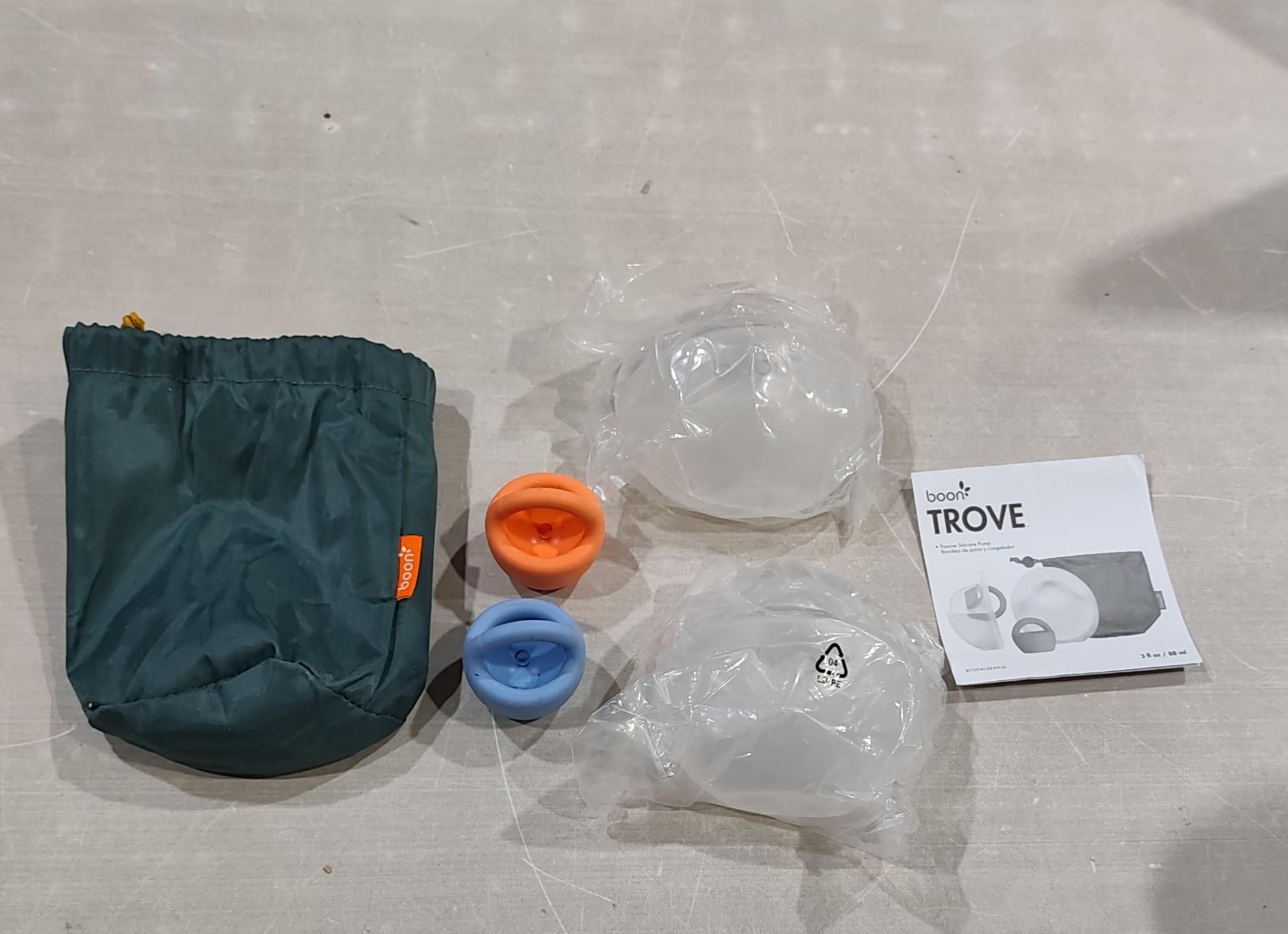 Boon Trove extractor de leche materna de silicona 