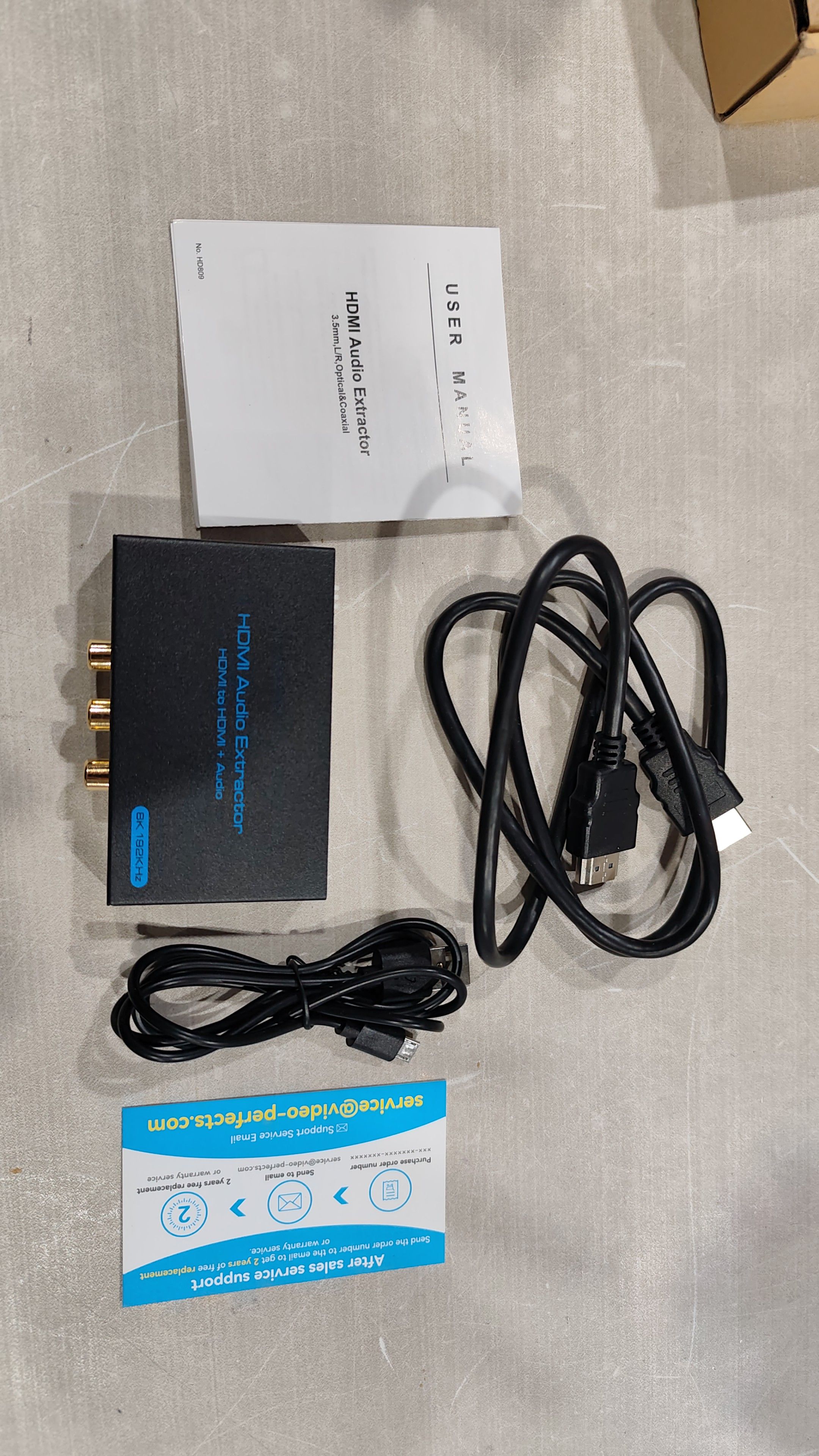 VPFET - Extractor de Audio HDMI de 8k