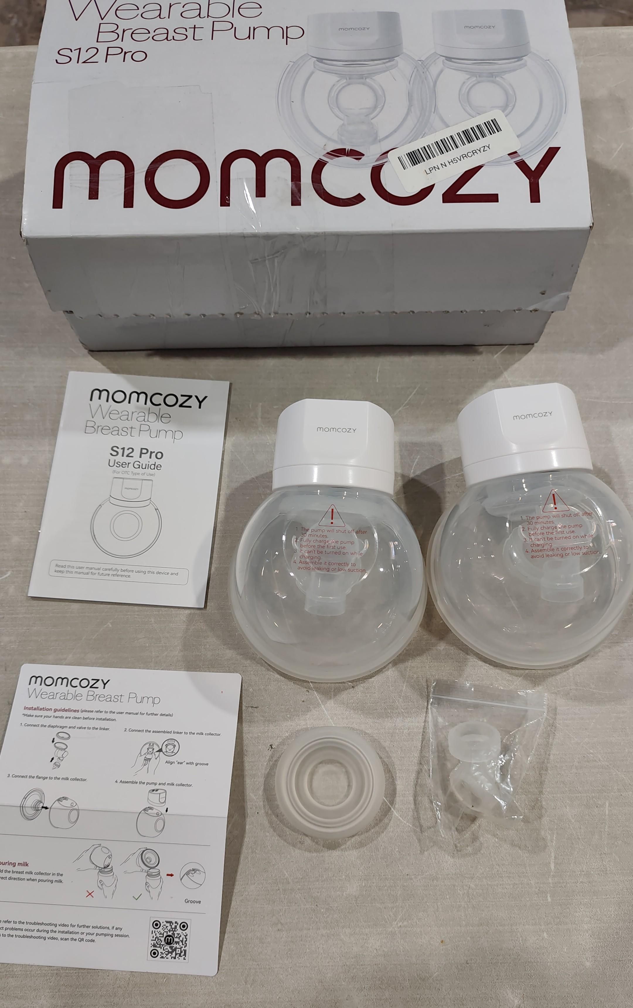 Extractor de leche portátil Momcozy S12 Pro