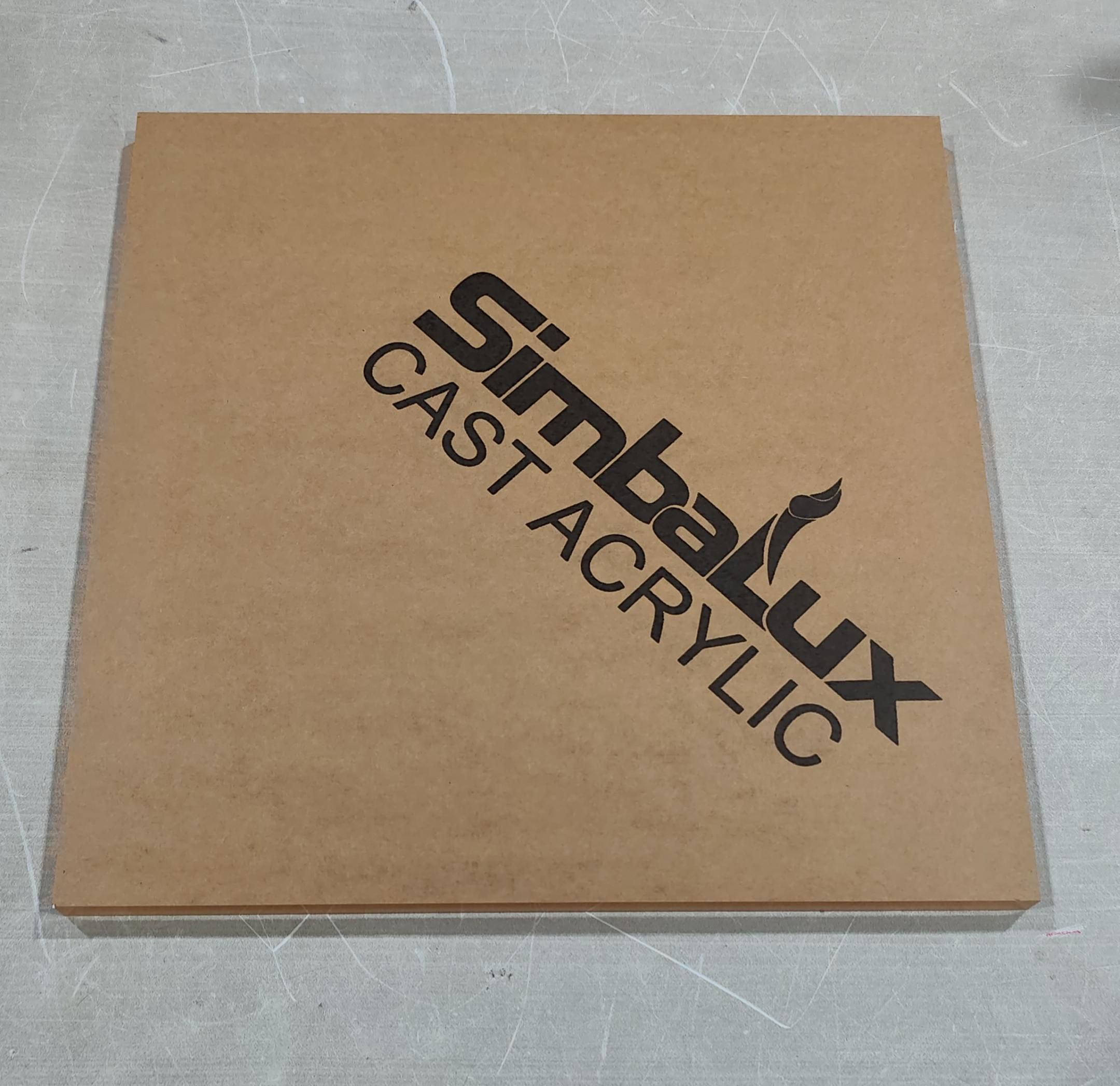 Simbalux Hoja Acrílica Transparente