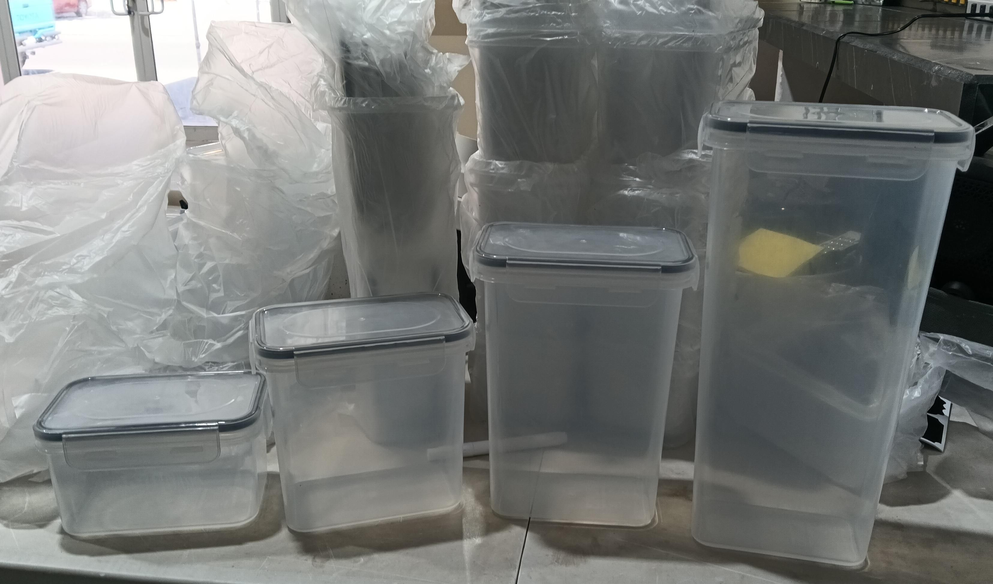 60 piezas de recipientes herméticos 