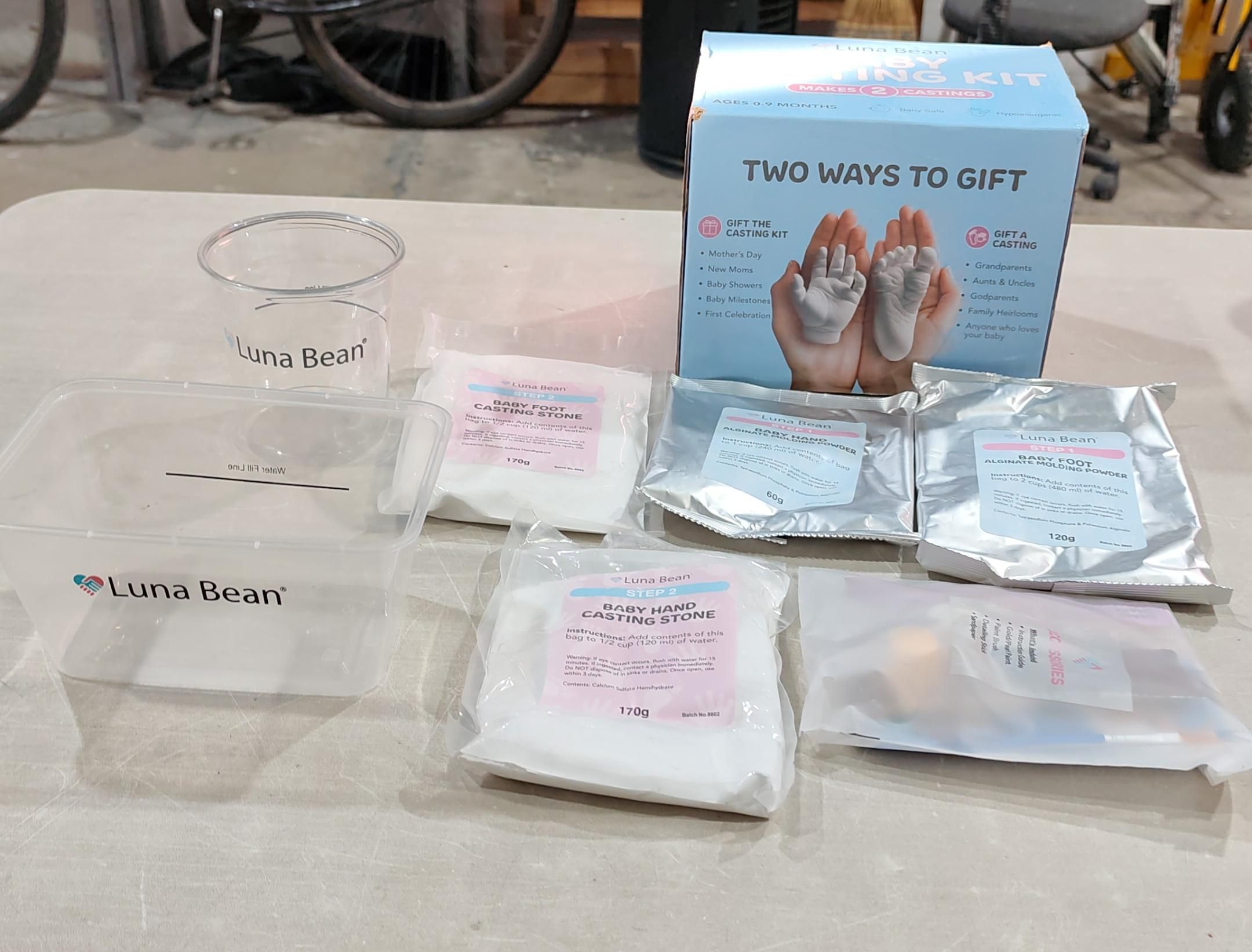 Kit De Huellas De Bebé Y Fundición A Mano