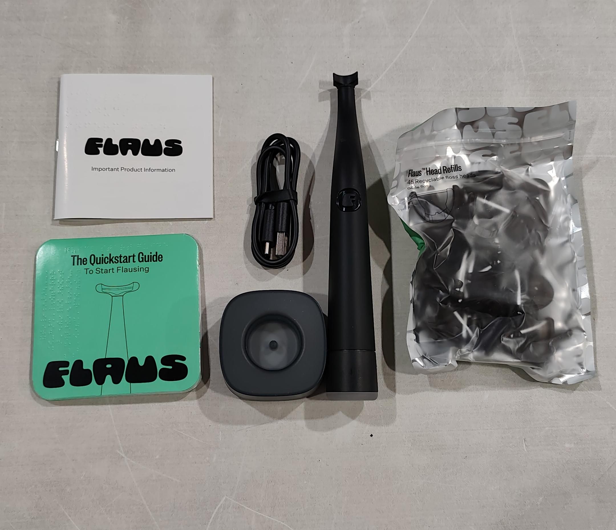 FLAUS Electric Flosser hilo dental 