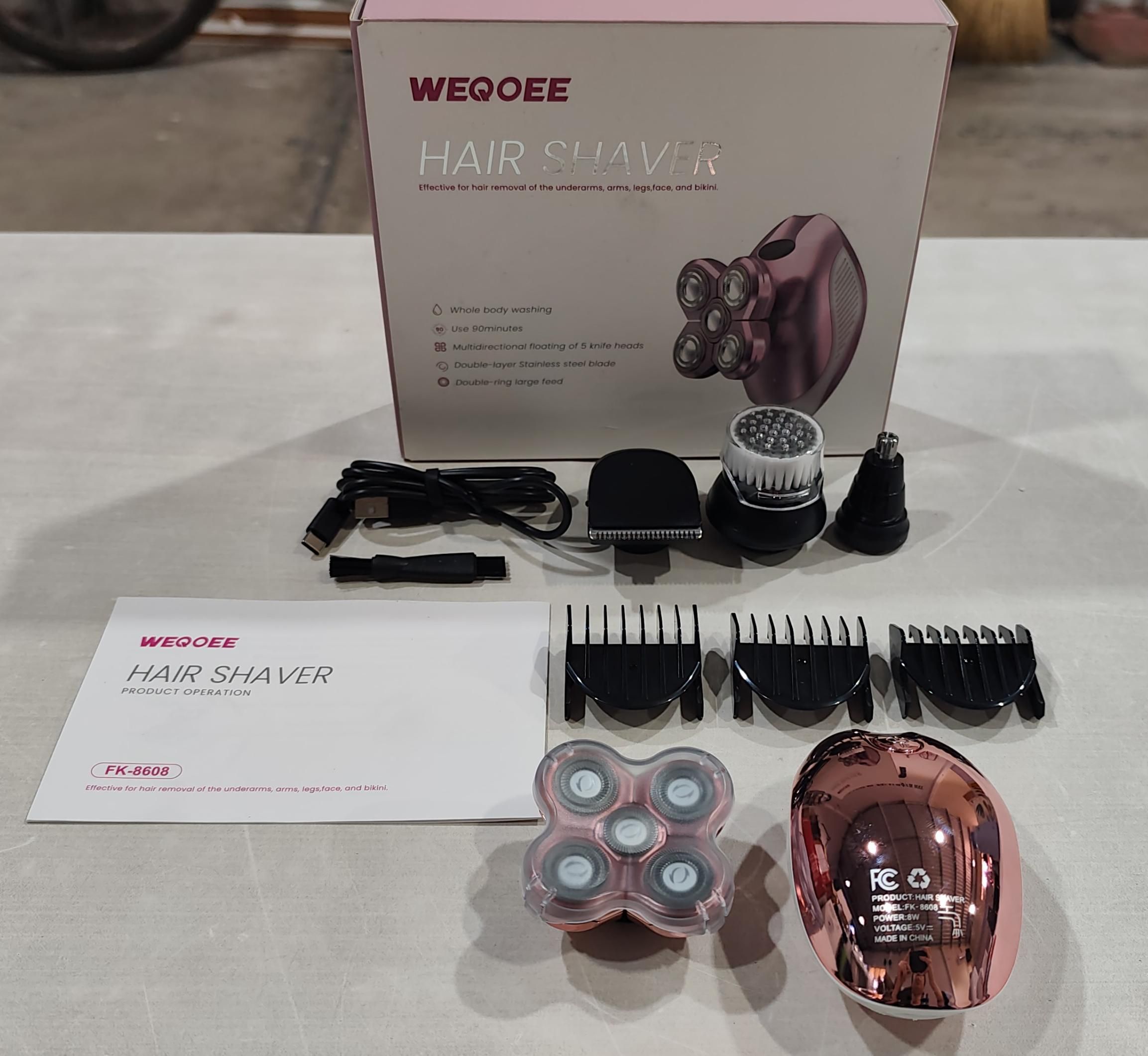 WEQOEE Rasuradora Elactrica