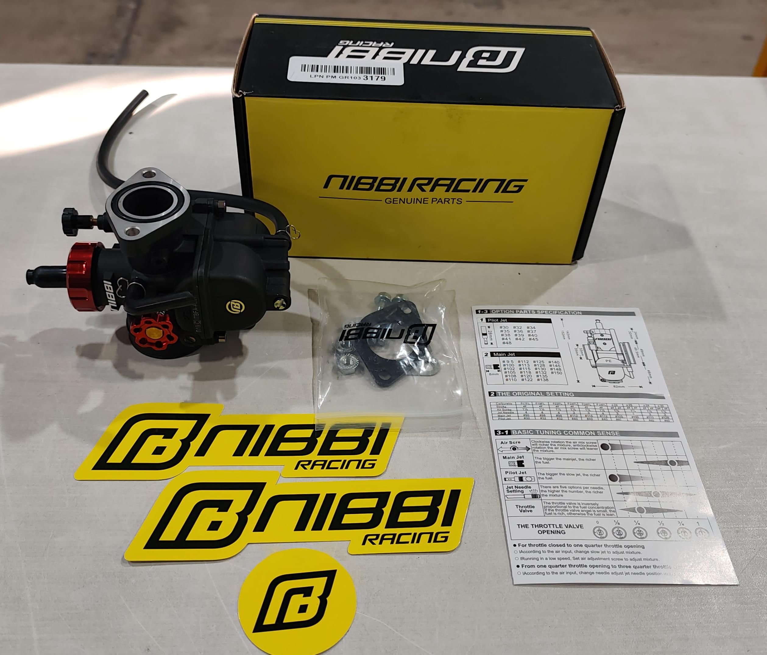 NIBBI Carburador PE19mm
