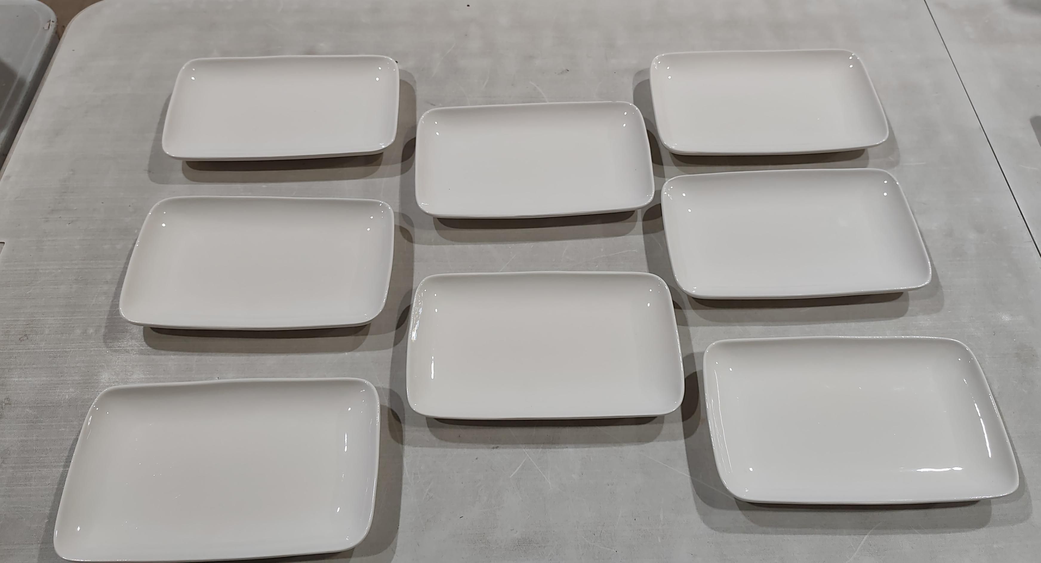 Foraineam 8 piezas de platos porcelana