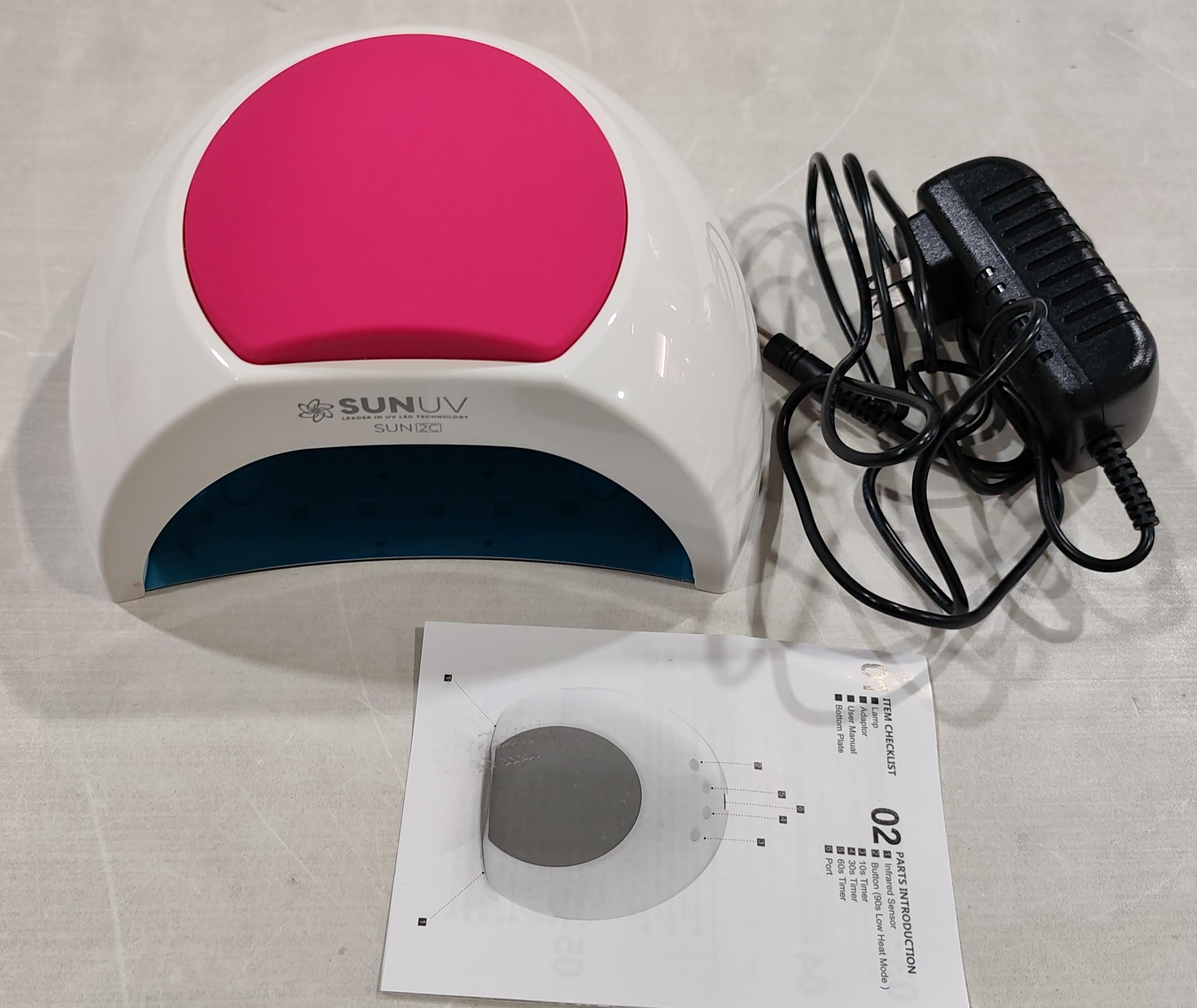 Lámpara para las uñas con 4 ajustes de temporizador SUN2C 