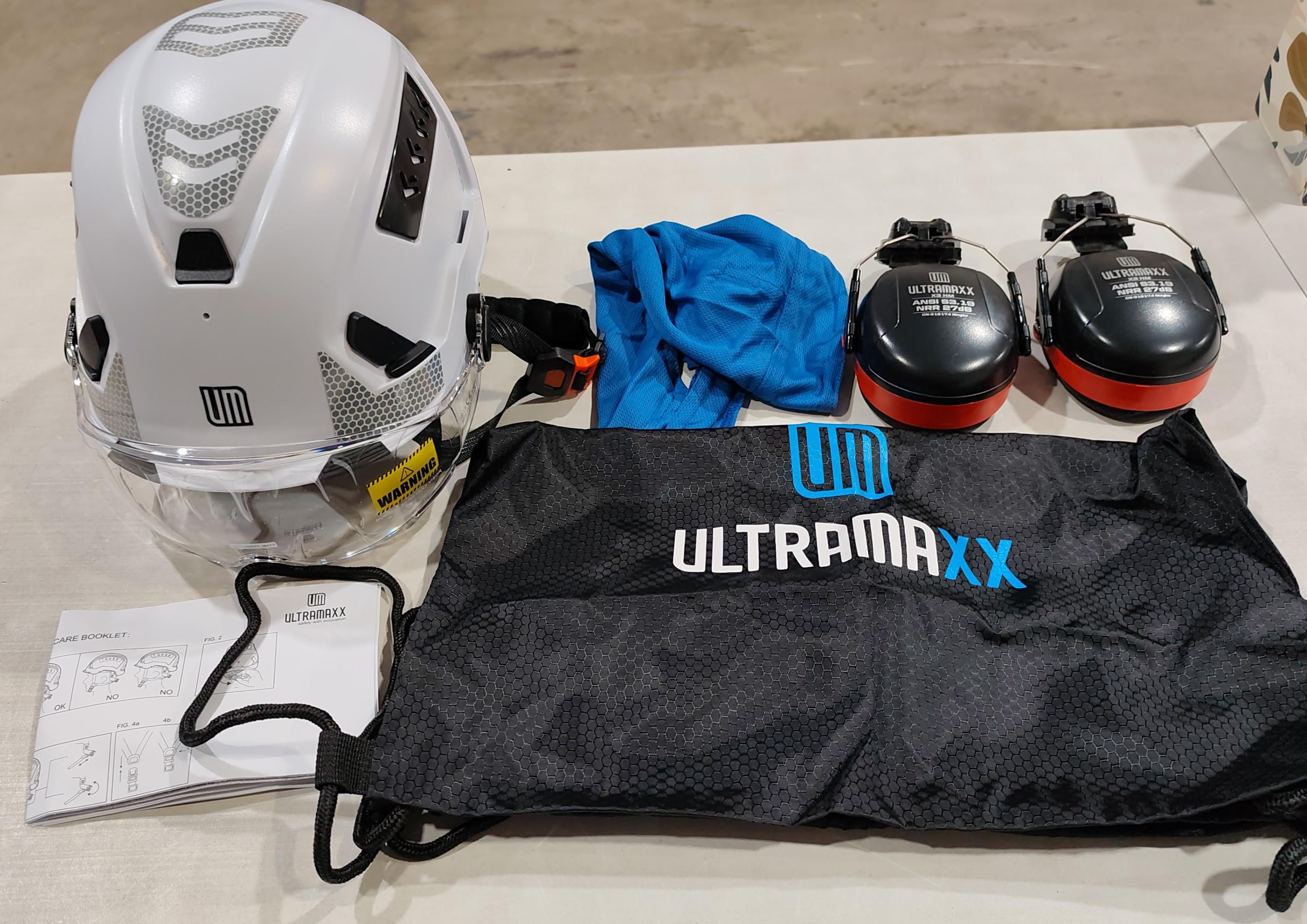 UM ULTRAMAXX - Casco de seguridad con visera