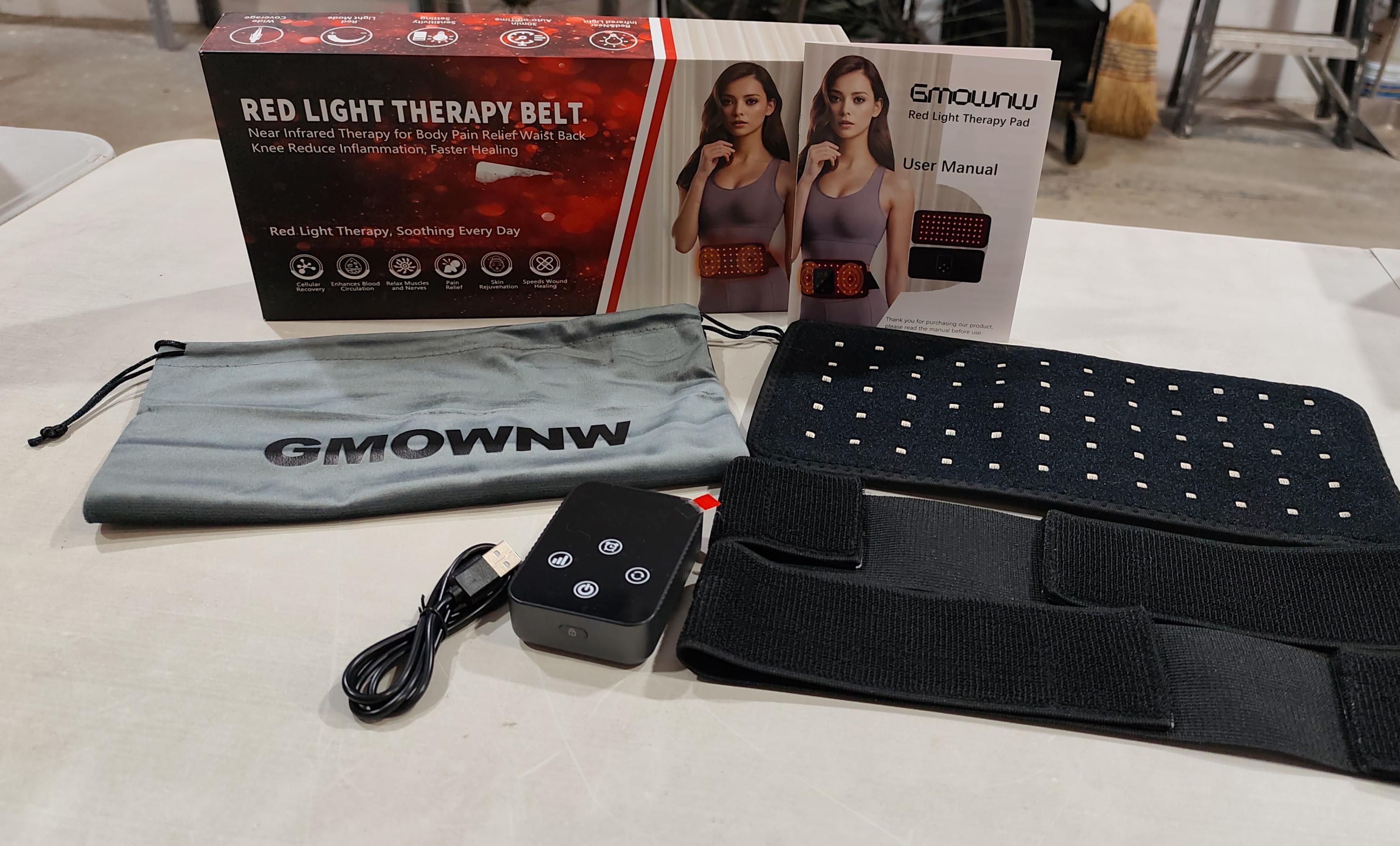 Almohadilla de terapia de luz roja inalámbrica