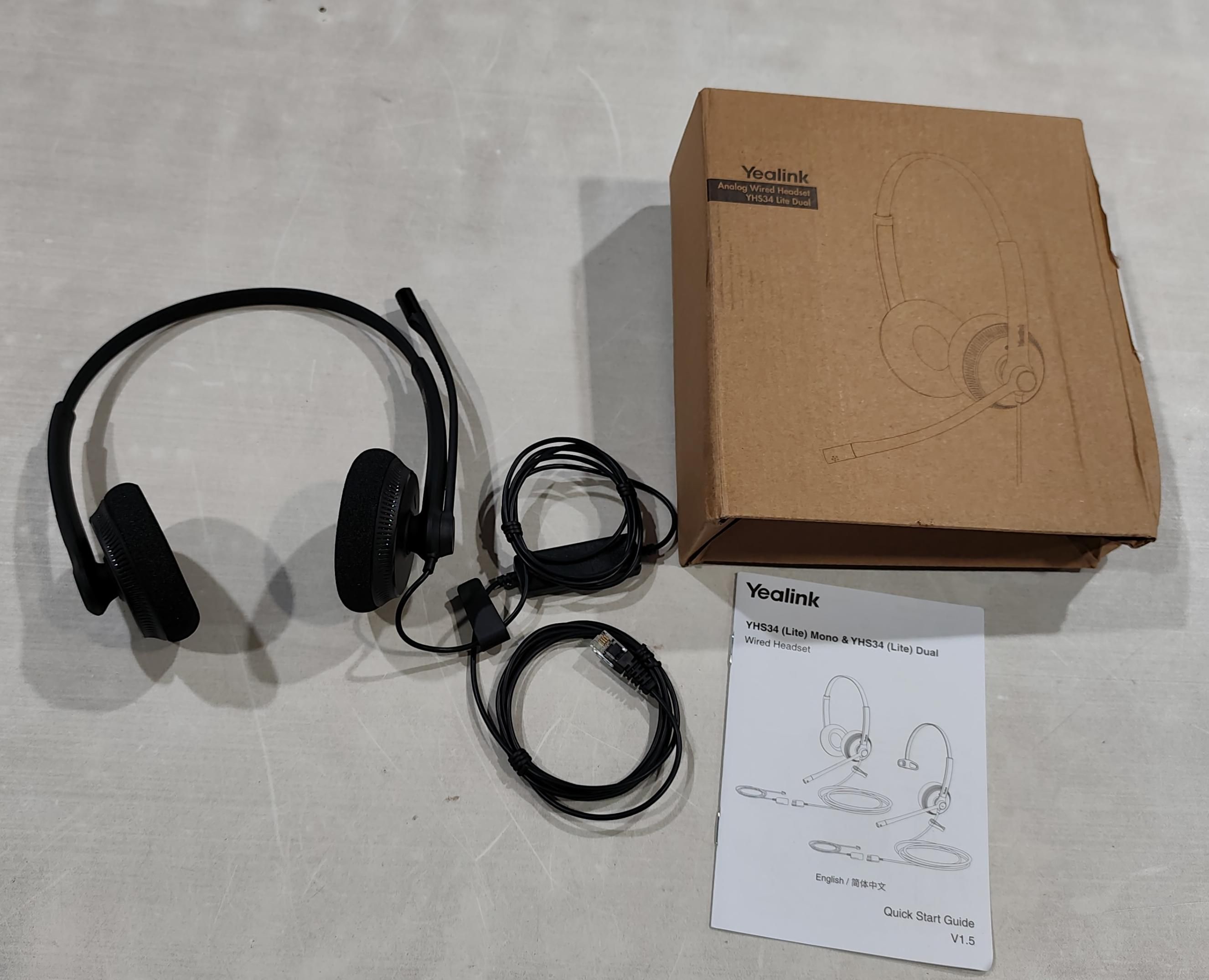 Yealink - Auriculares de teléfono de Oficina